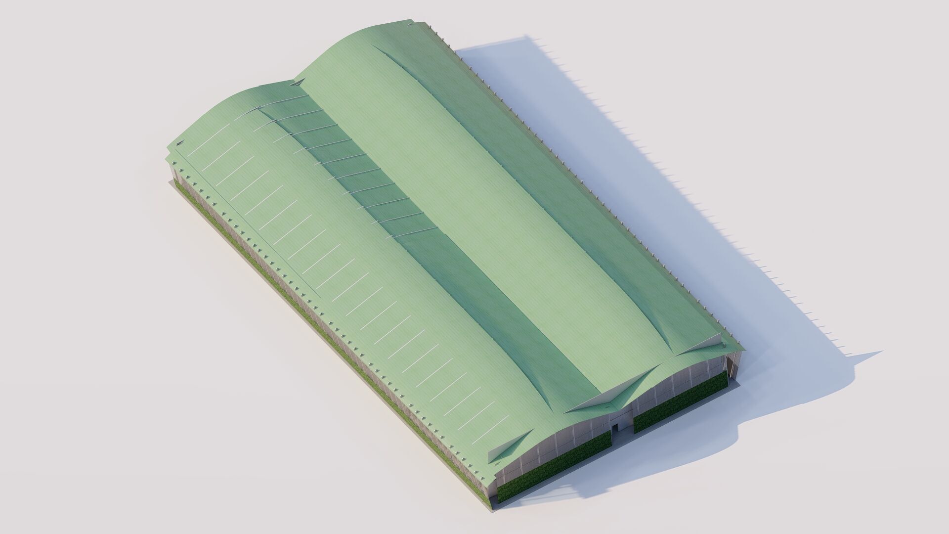 Warehouse-Warehouse Building  3D model_5