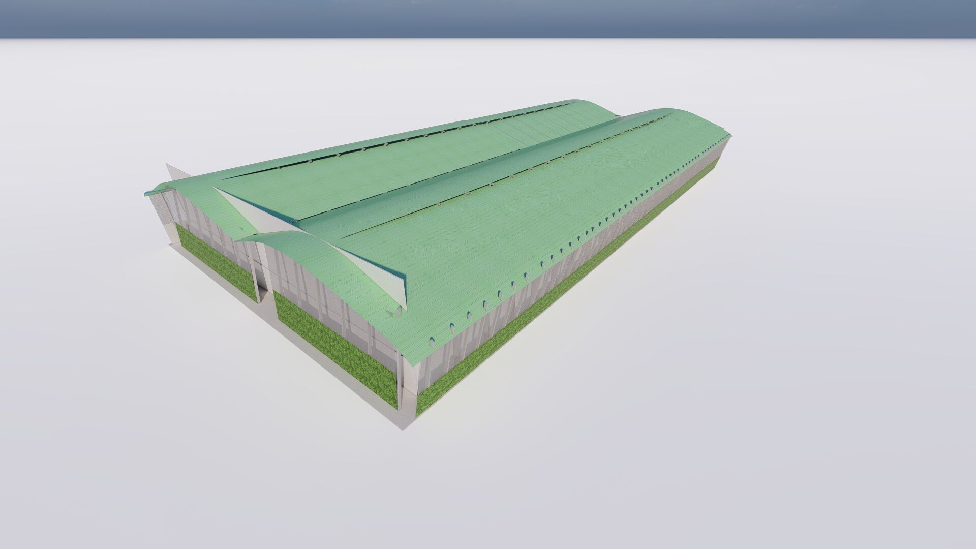 Warehouse-Warehouse Building  3D model_6