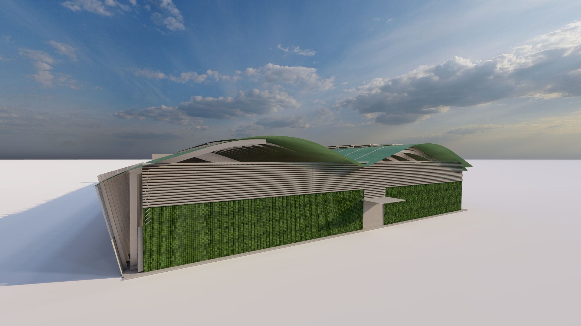 Warehouse-Warehouse Building  3D model_14