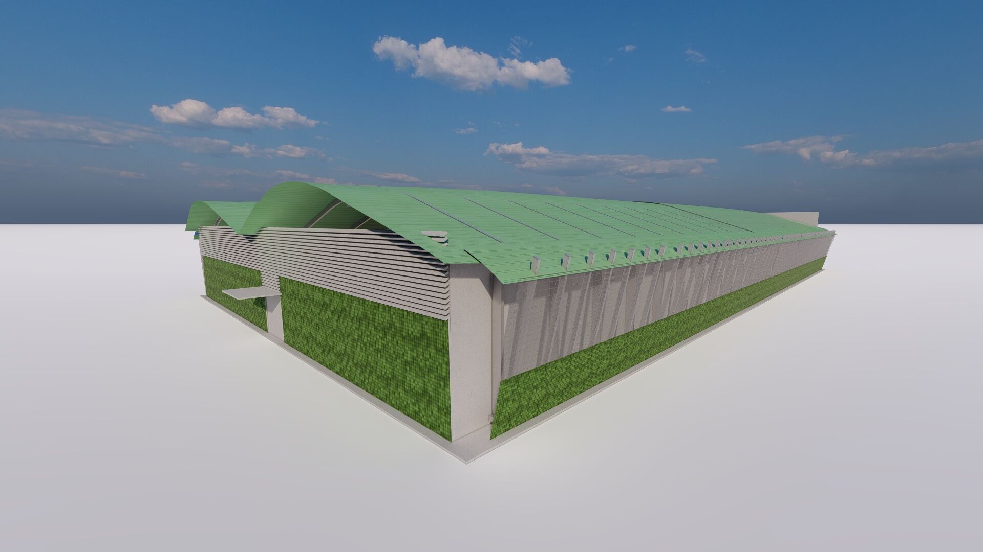 Warehouse-Warehouse Building  3D model_7