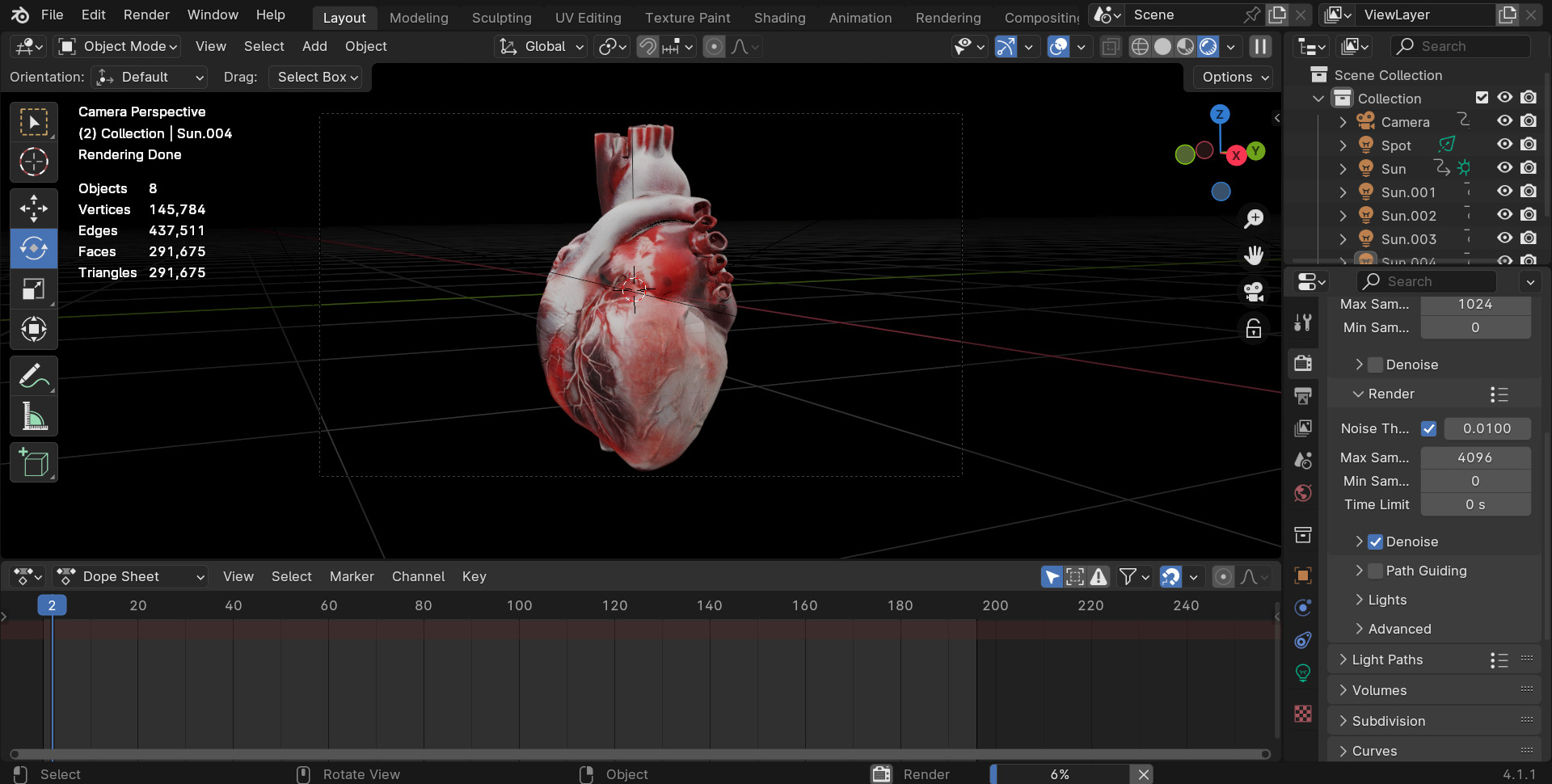 Human Heart 3D model_3