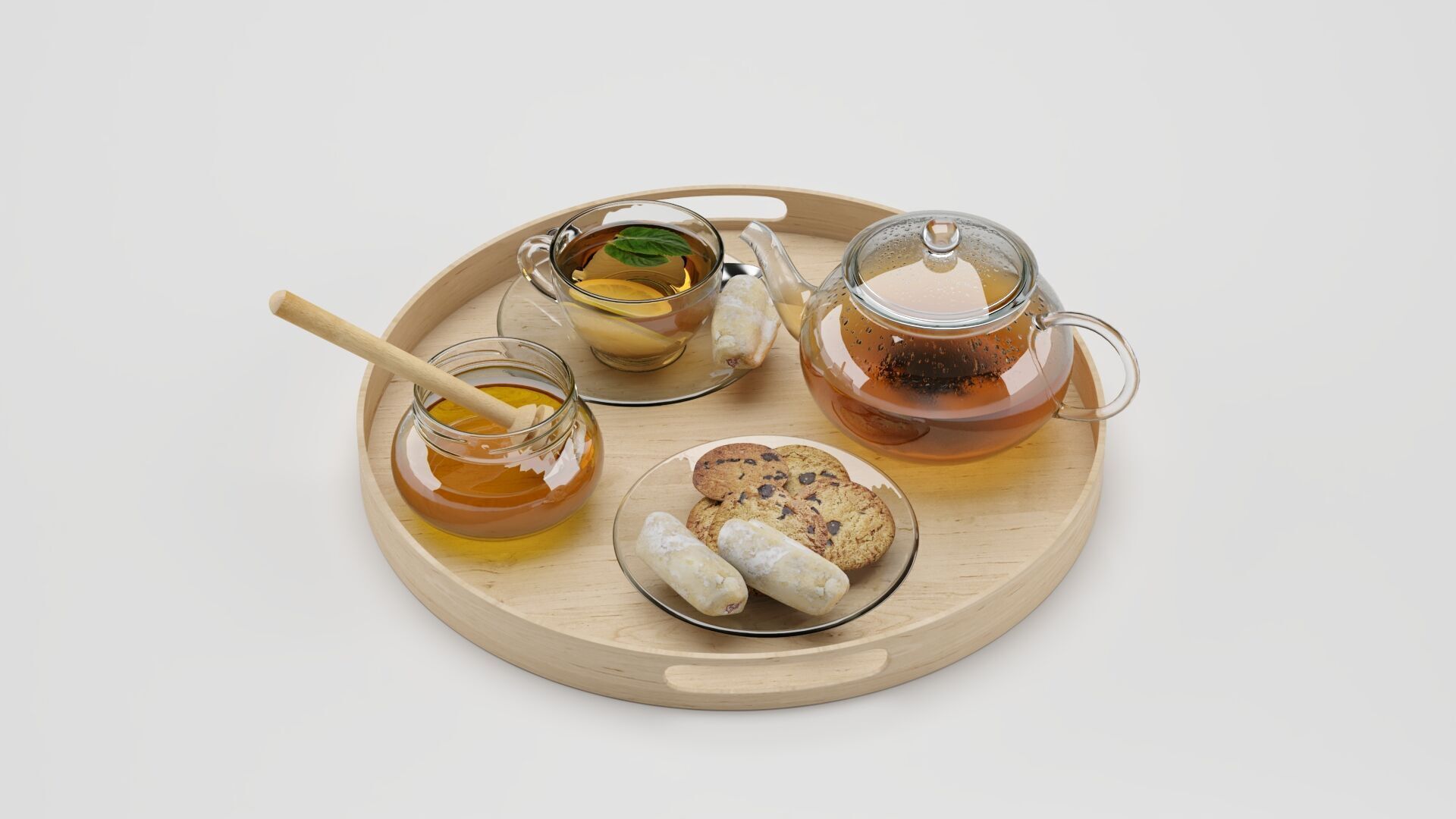 Tea And Honey 3D model_4