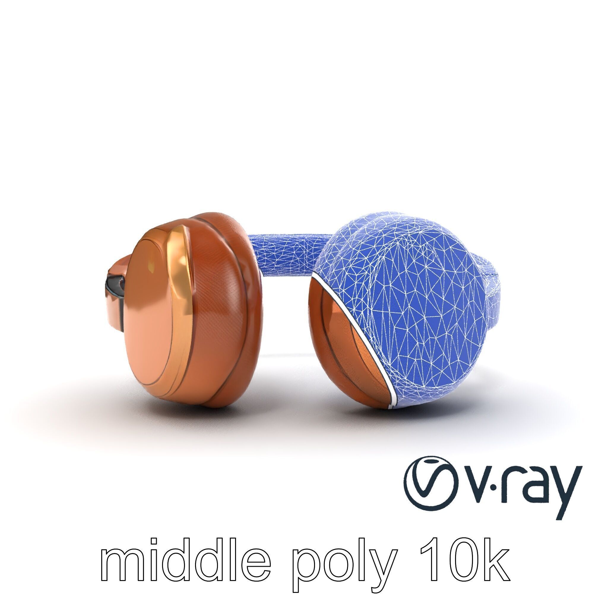 Contemporary Foldable Headphones model pack Low-poly 3D model_23