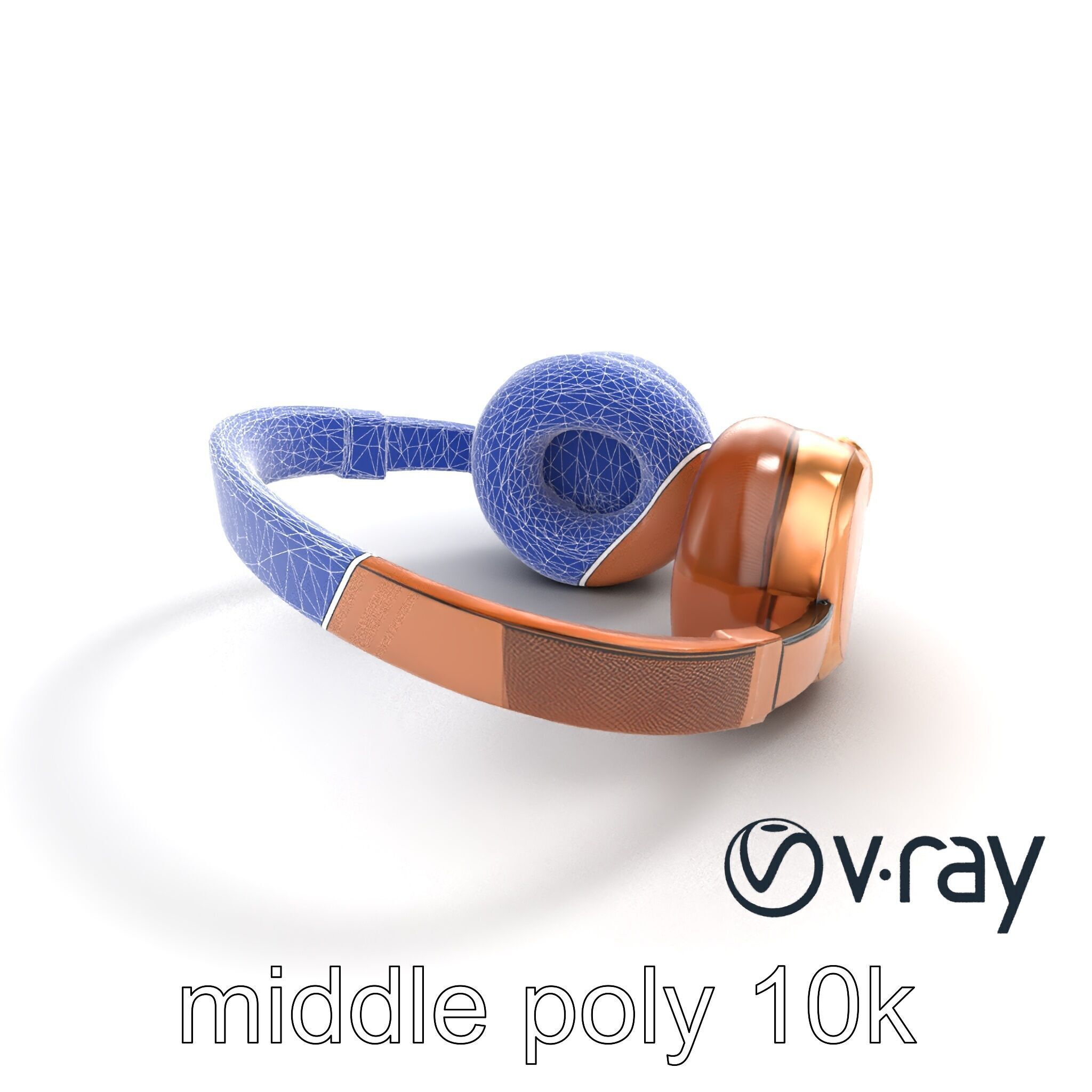 Contemporary Foldable Headphones model pack Low-poly 3D model_21