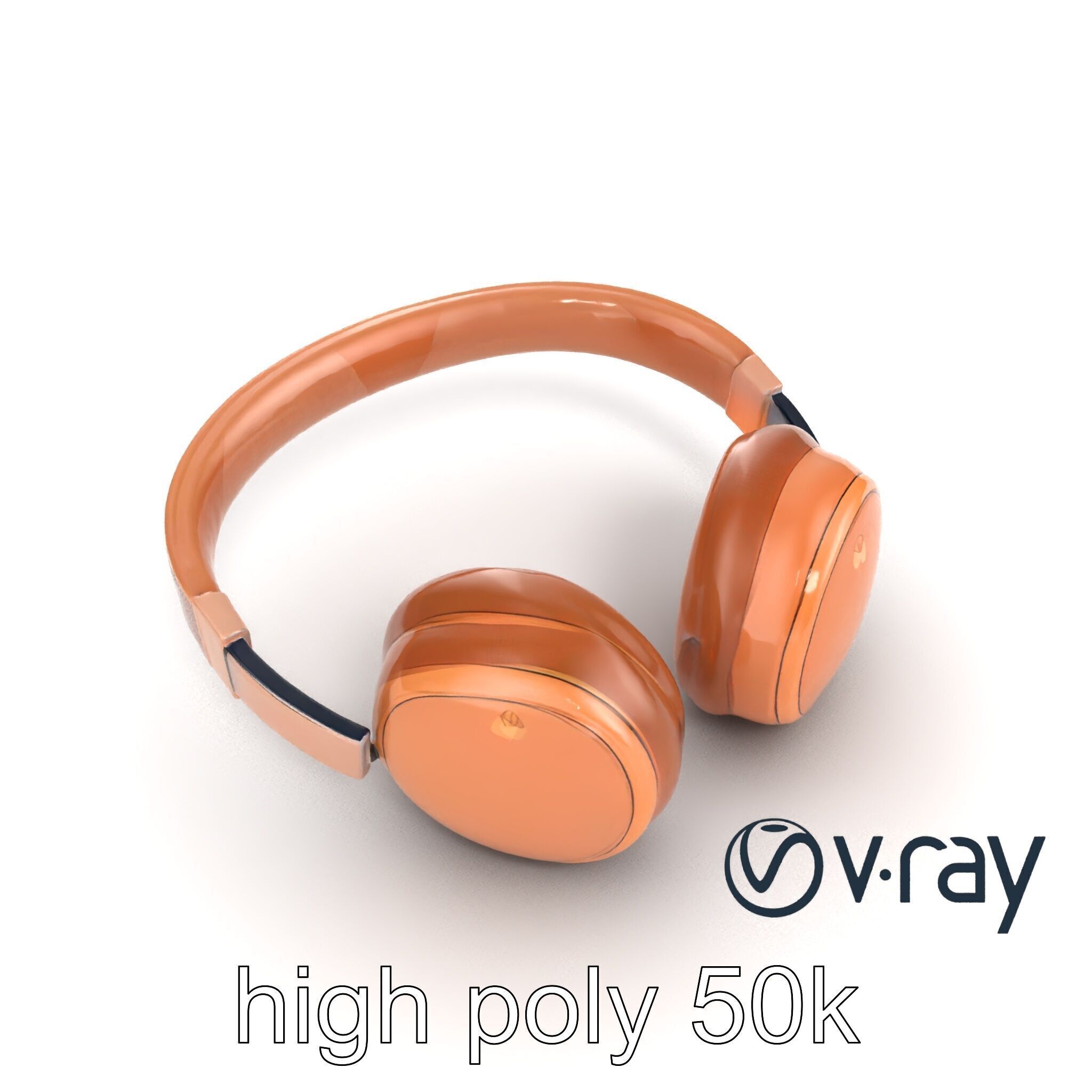 Contemporary Foldable Headphones model pack Low-poly 3D model_32