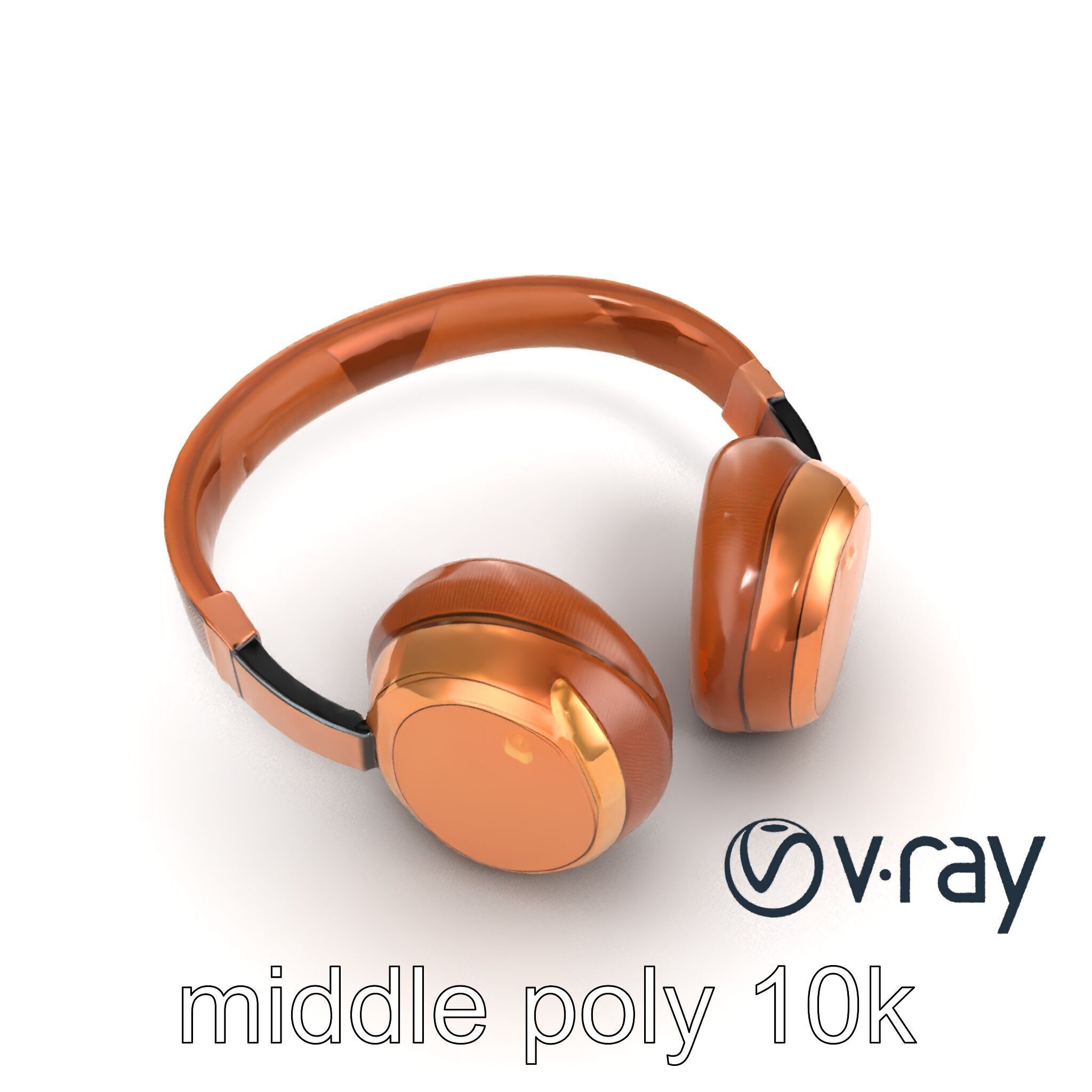 Contemporary Foldable Headphones model pack Low-poly 3D model_22