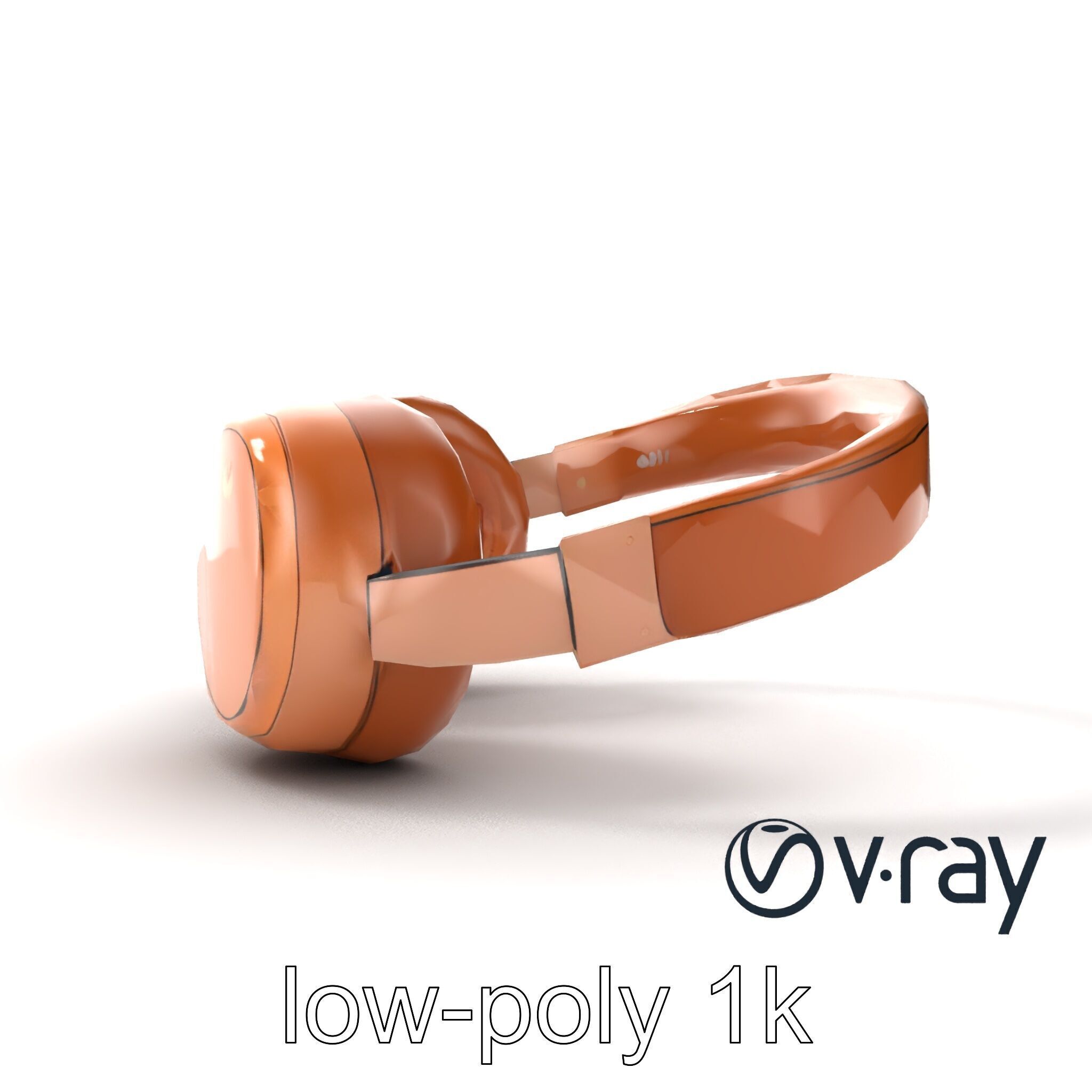 Contemporary Foldable Headphones model pack Low-poly 3D model_28