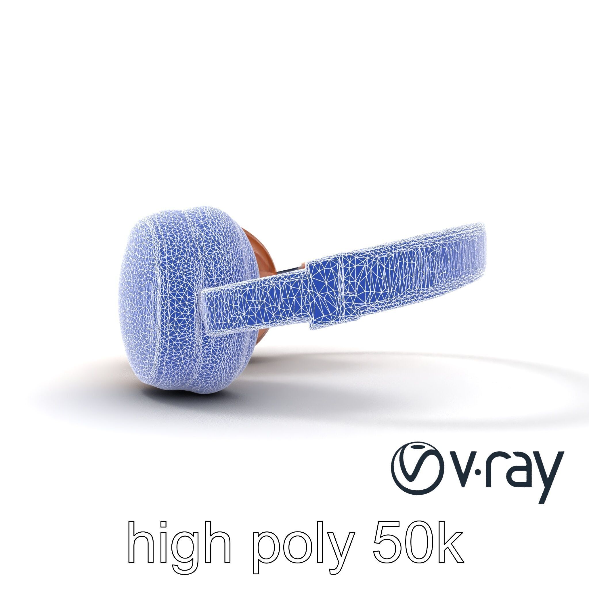 Contemporary Foldable Headphones model pack Low-poly 3D model_30