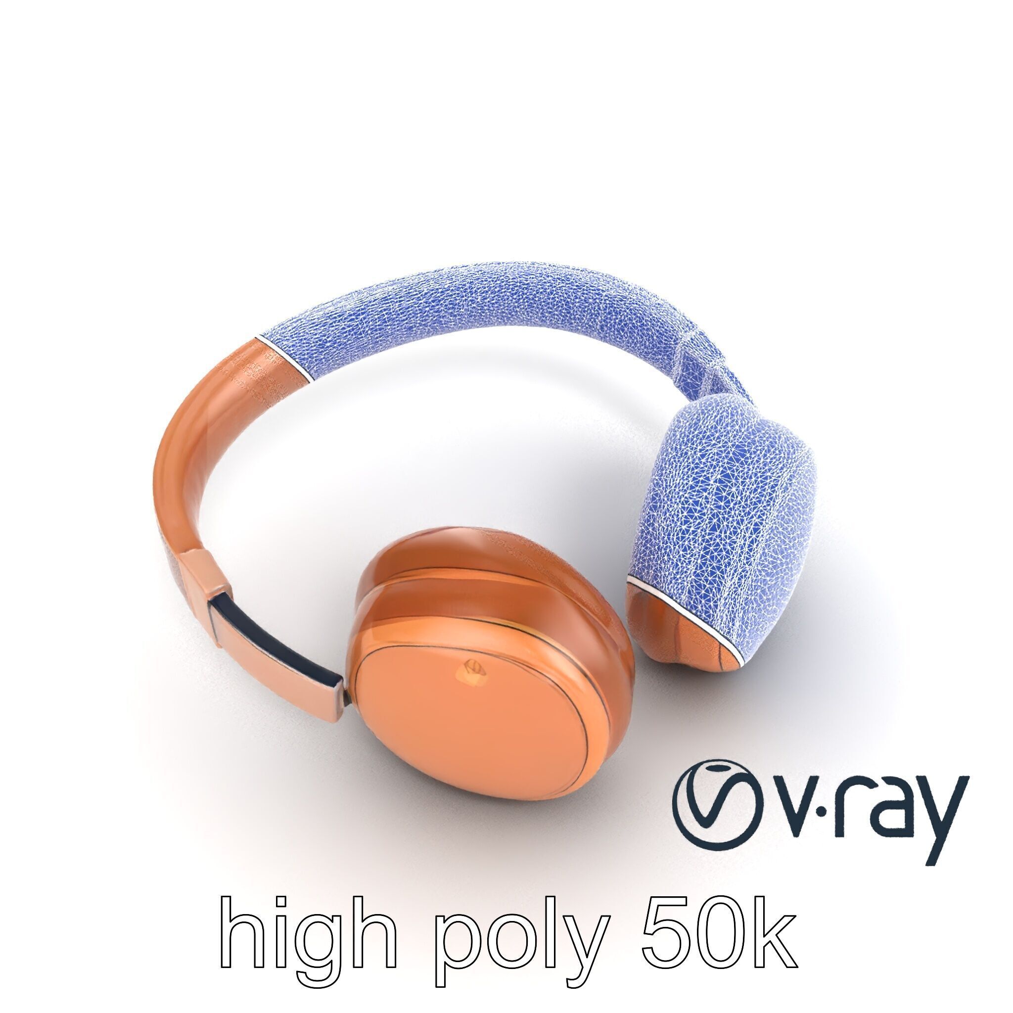Contemporary Foldable Headphones model pack Low-poly 3D model_25