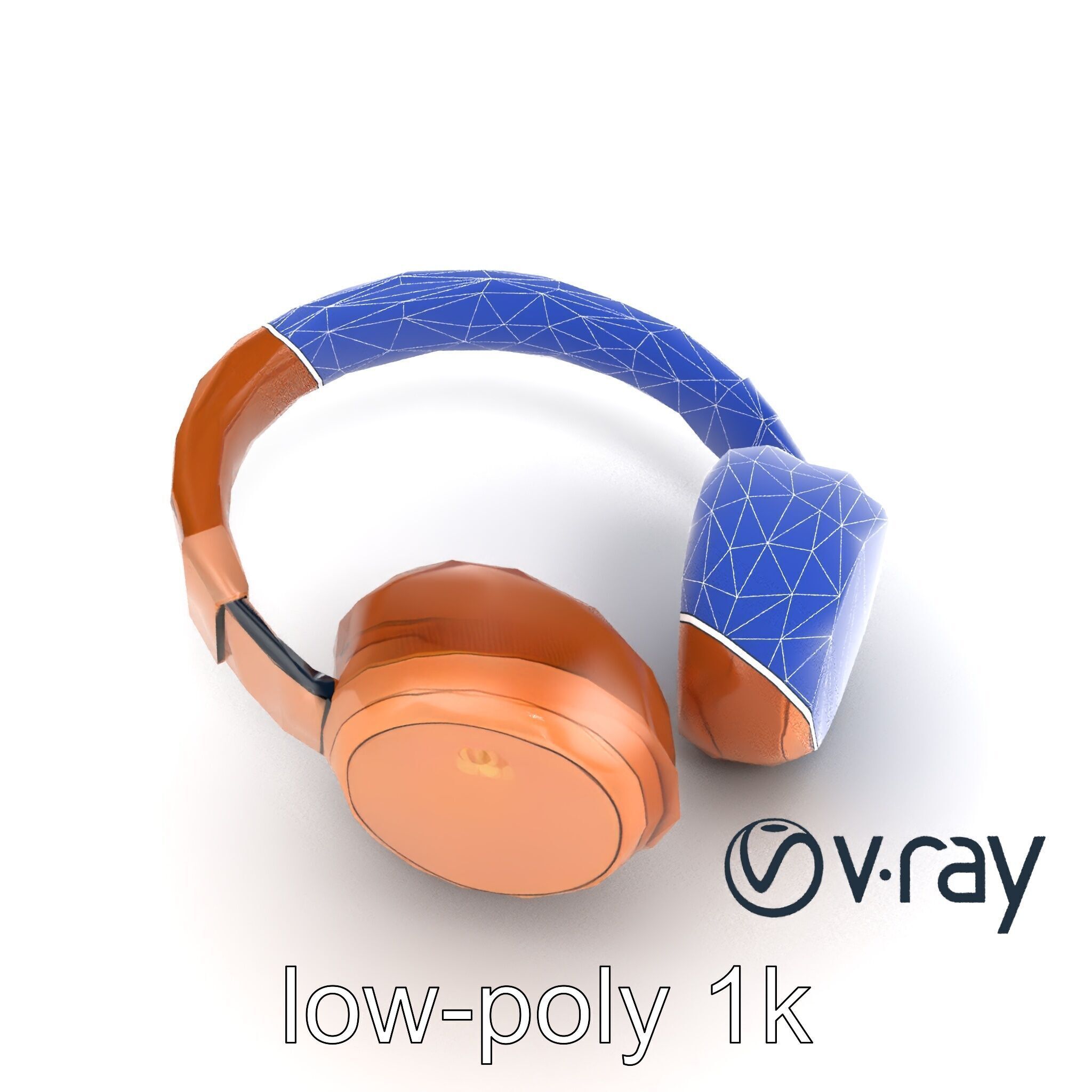Contemporary Foldable Headphones model pack Low-poly 3D model_24