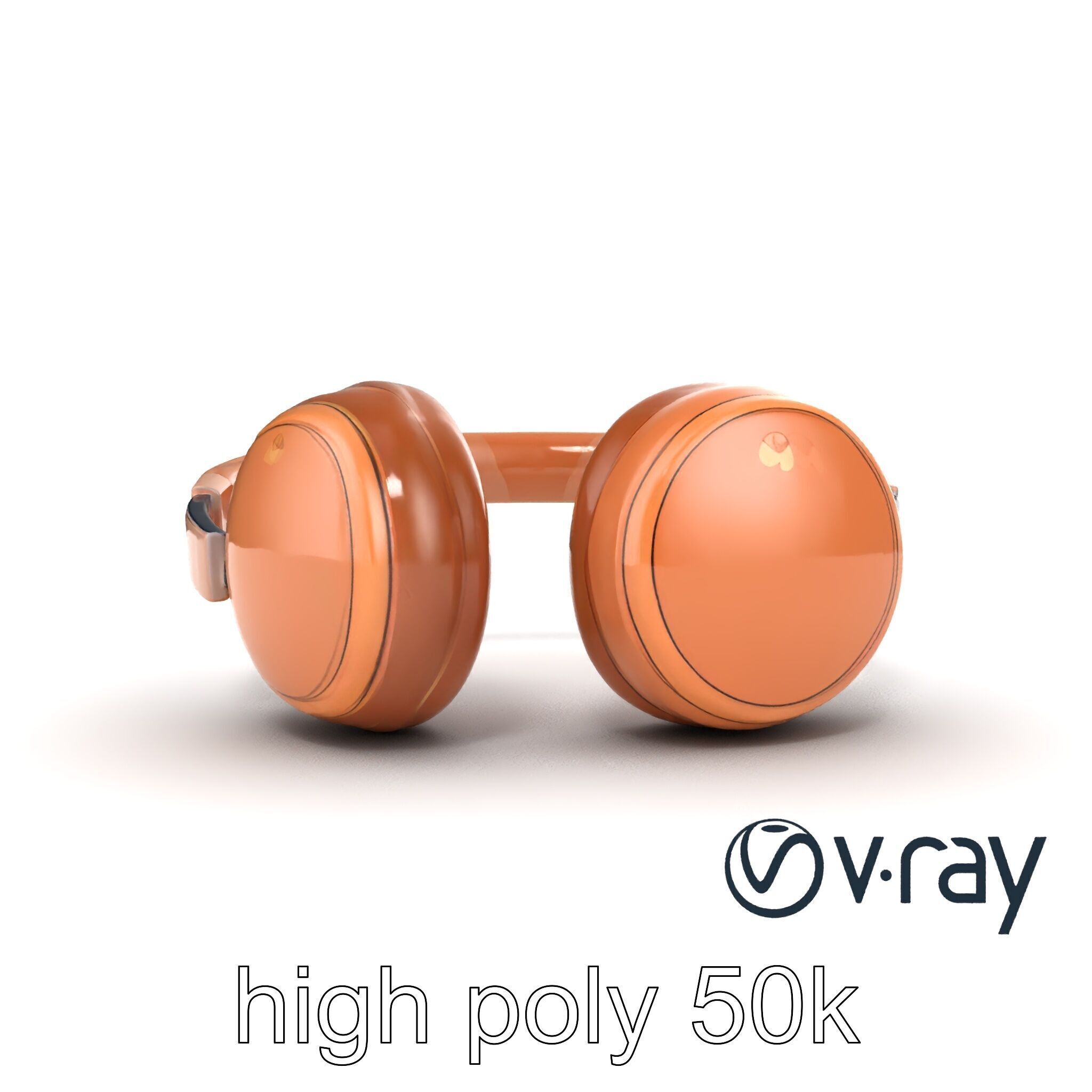 Contemporary Foldable Headphones model pack Low-poly 3D model_31