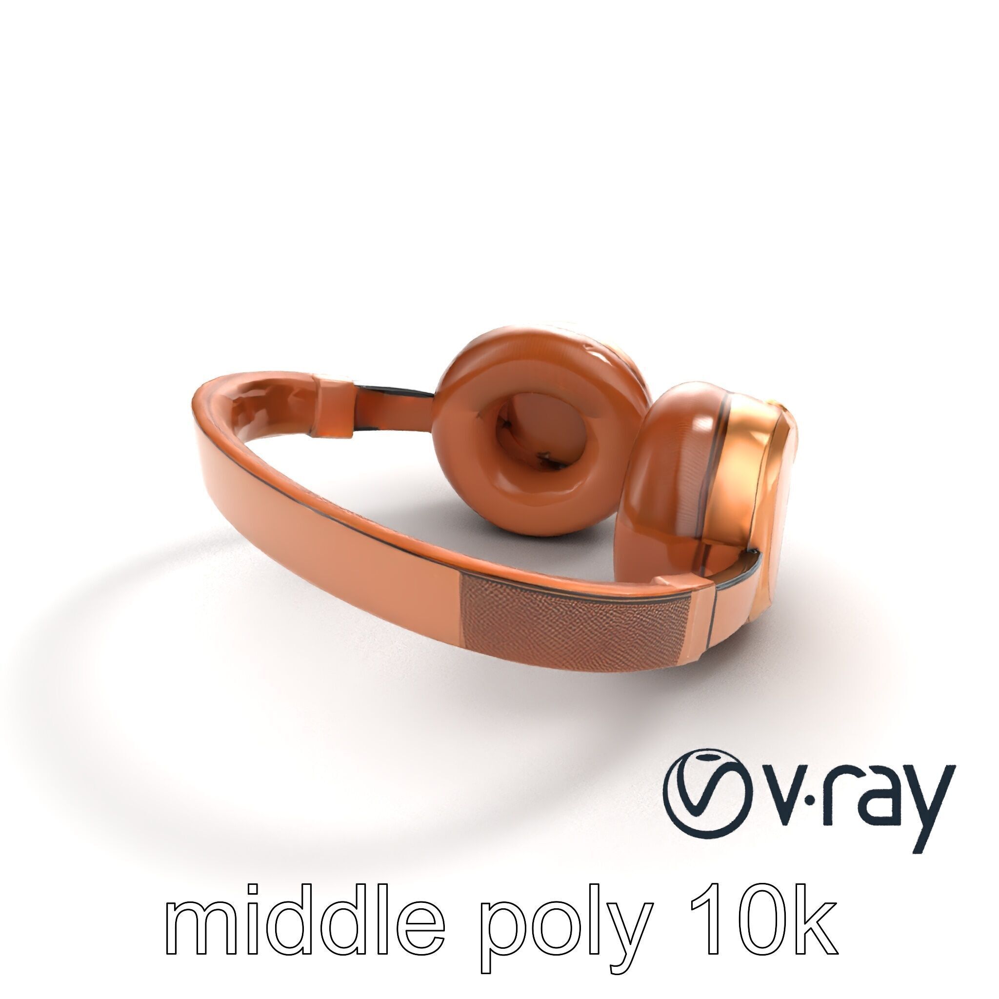 Contemporary Foldable Headphones model pack Low-poly 3D model_9