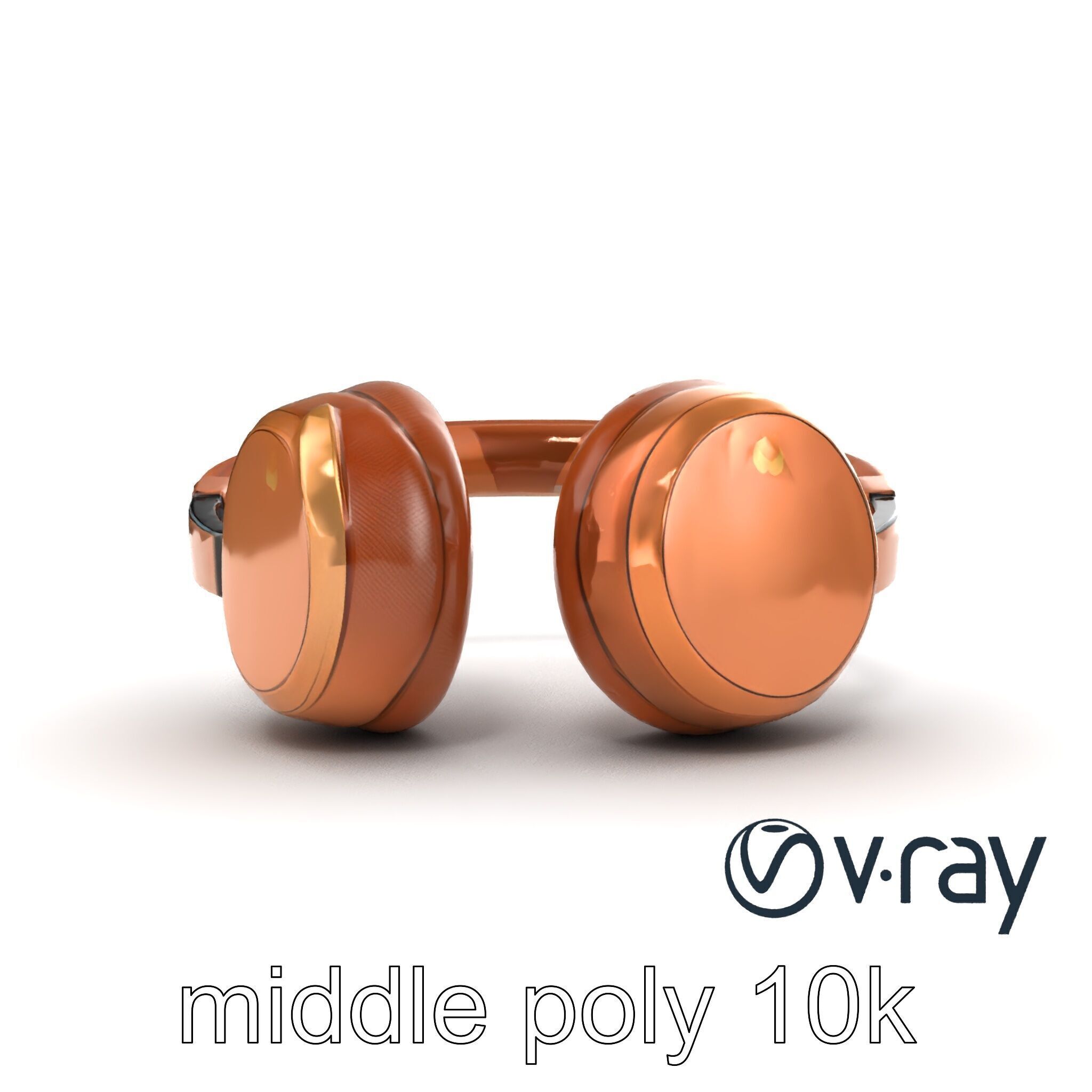 Contemporary Foldable Headphones model pack Low-poly 3D model_19
