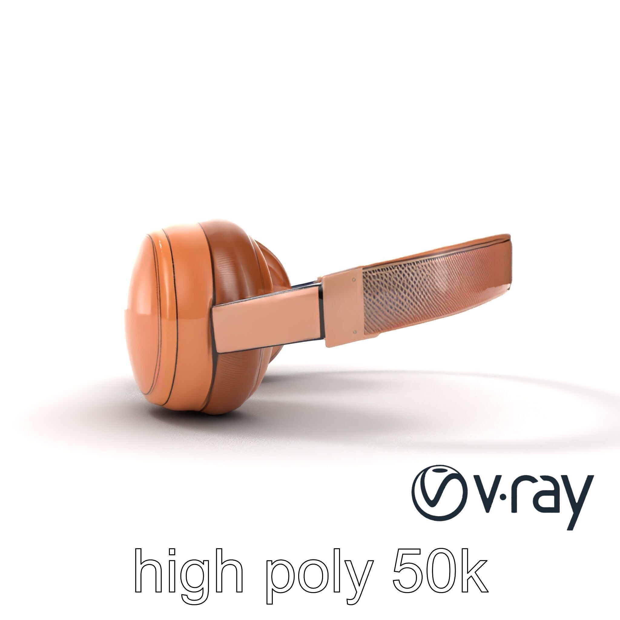 Contemporary Foldable Headphones model pack Low-poly 3D model_20