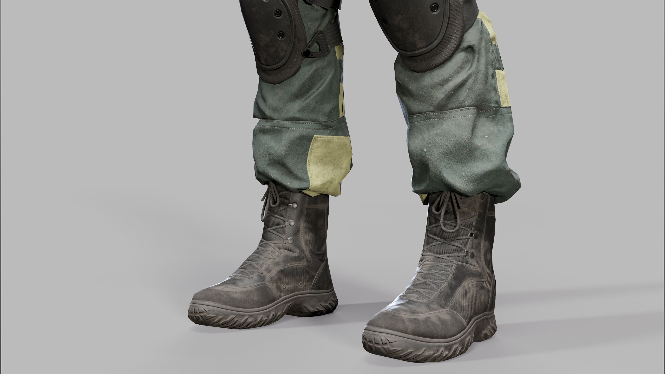 Modern Russian Soldier Low-poly 3D model_22