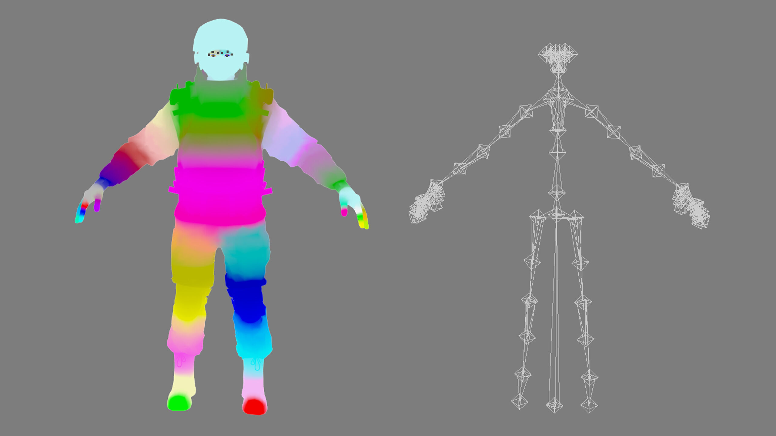 Modern Russian Soldier Low-poly 3D model_42