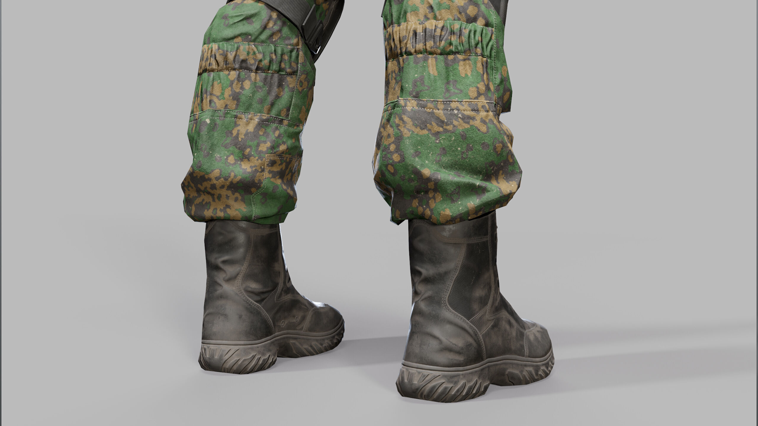 Modern Russian Soldier Low-poly 3D model_23