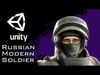 Modern Russian Soldier Low-poly 3D model_3