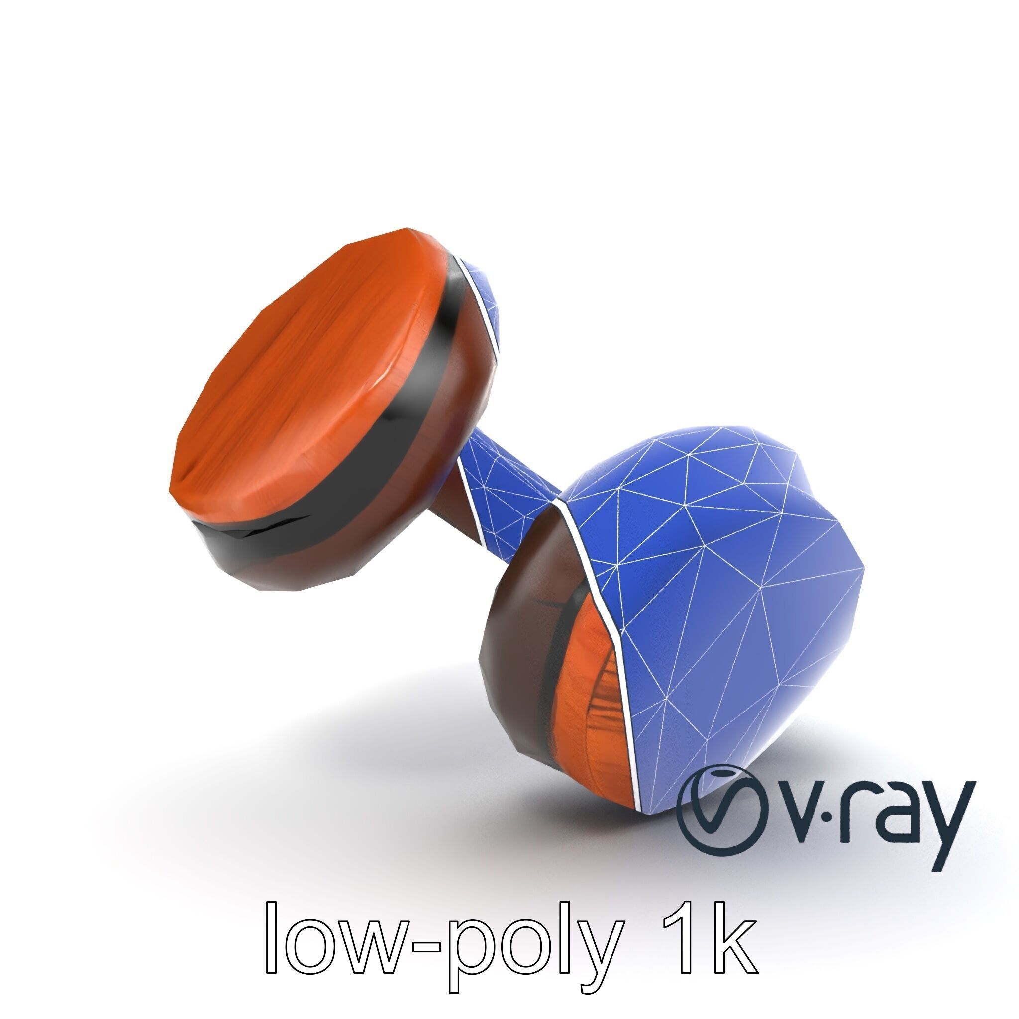 Artisan Crafted Wooden Headphones model pack Low-poly 3D model_27