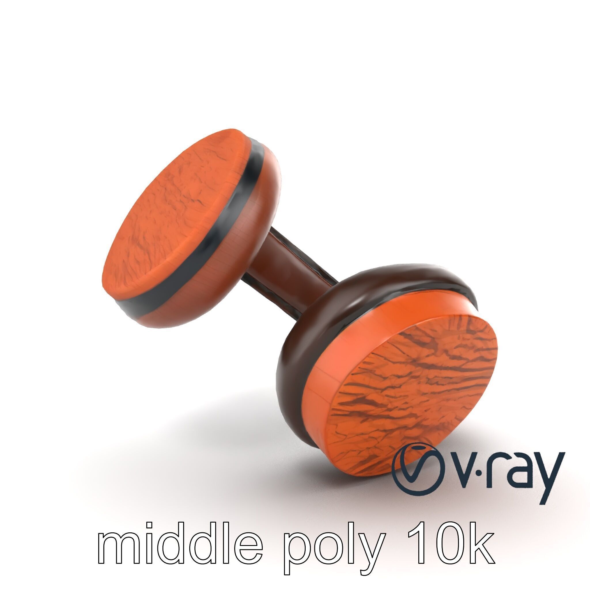 Artisan Crafted Wooden Headphones model pack Low-poly 3D model_25