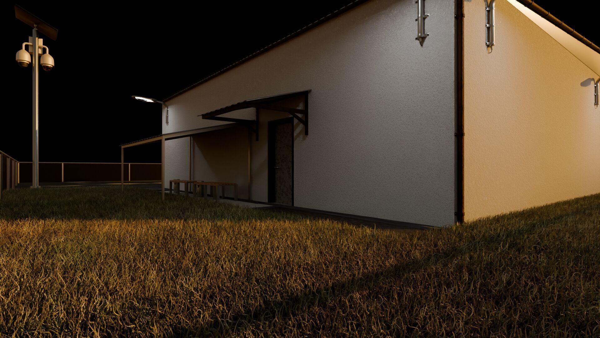 Garage Rigged Animated 3D model_15
