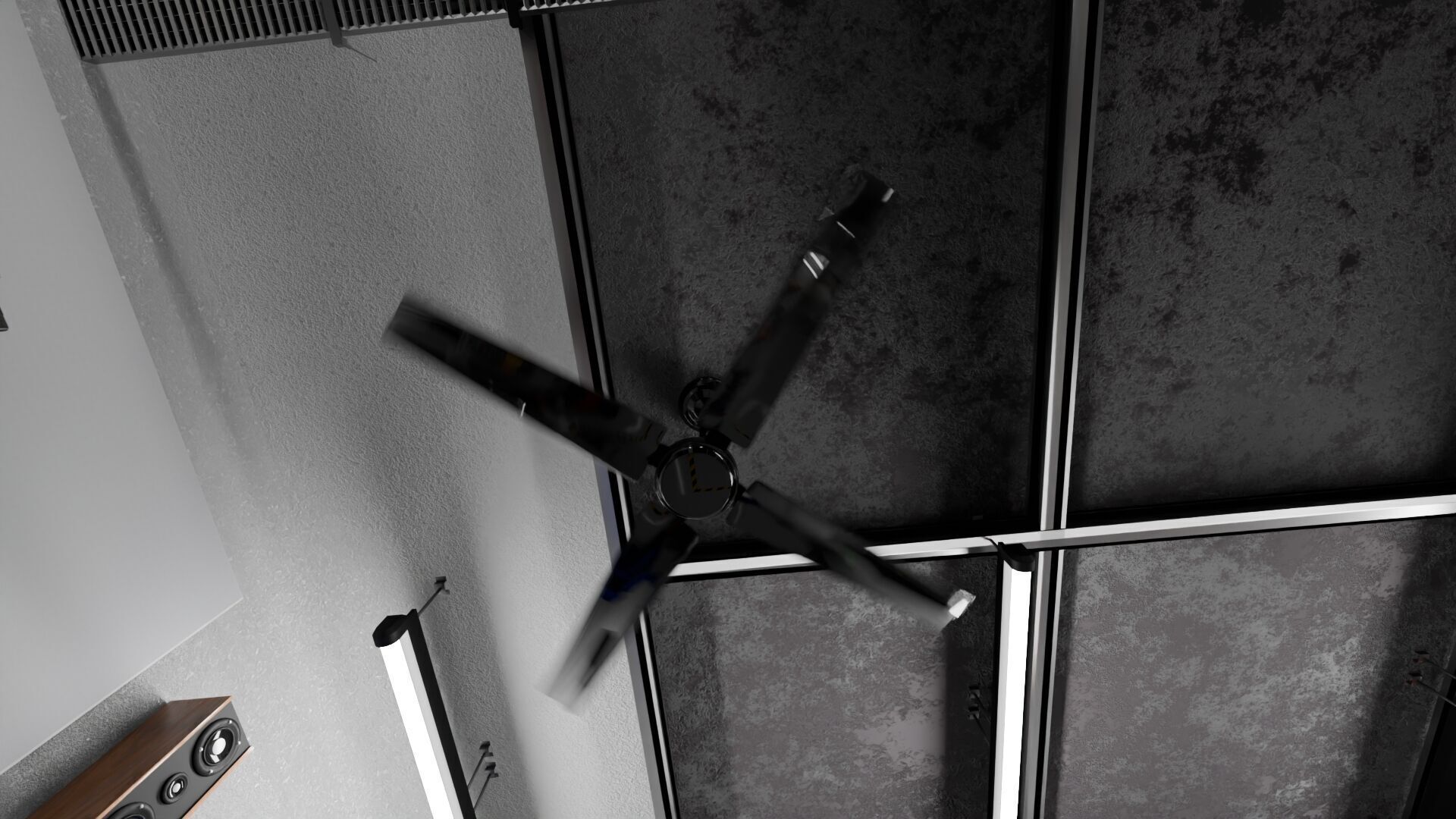 Garage Rigged Animated 3D model_13