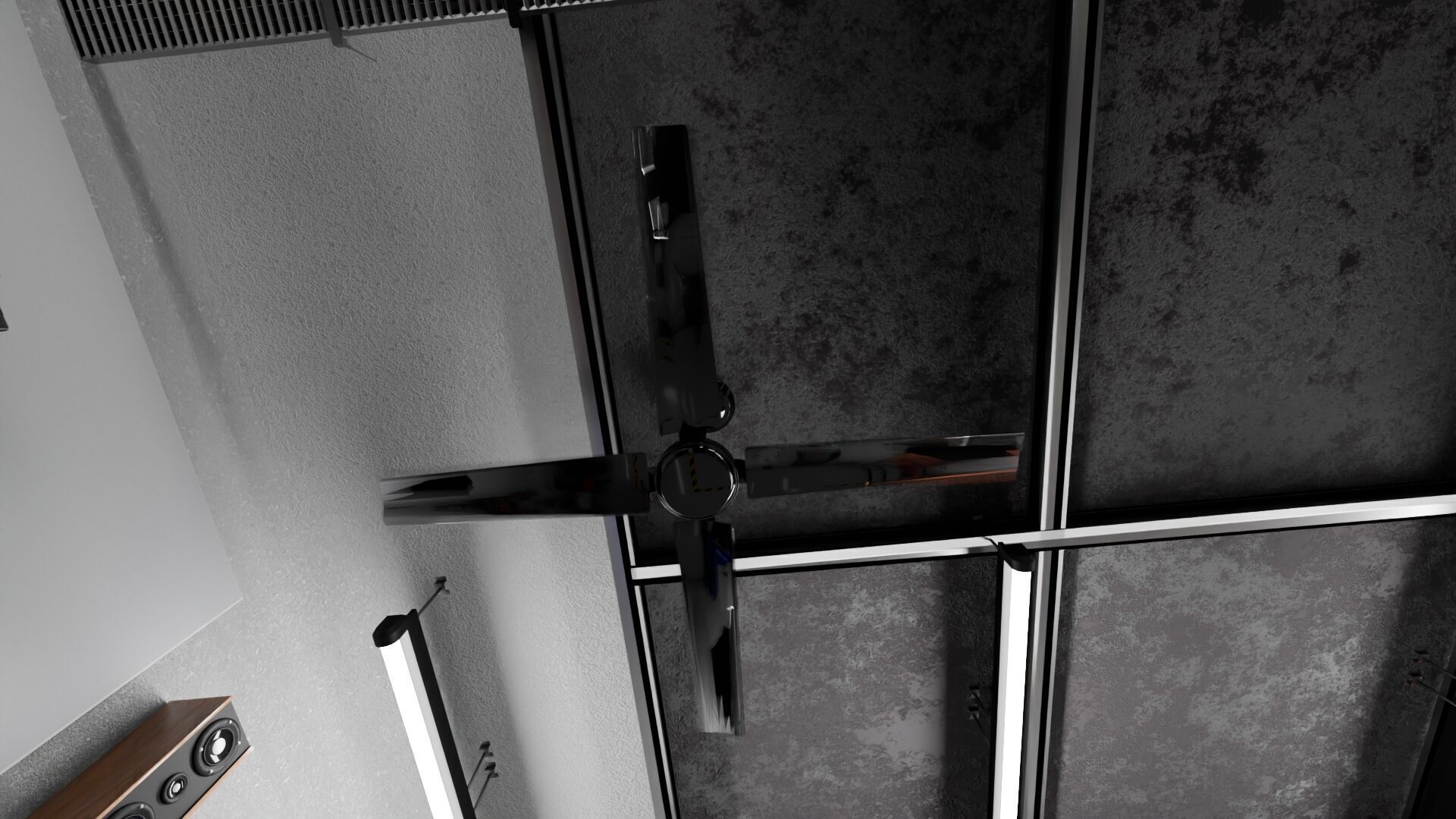 Garage Rigged Animated 3D model_12