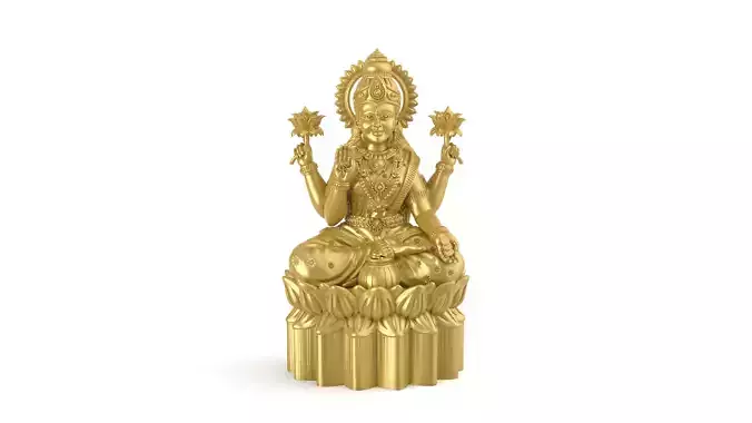 Lakshmi-Mata 3D-Print-Model No2 3D print model