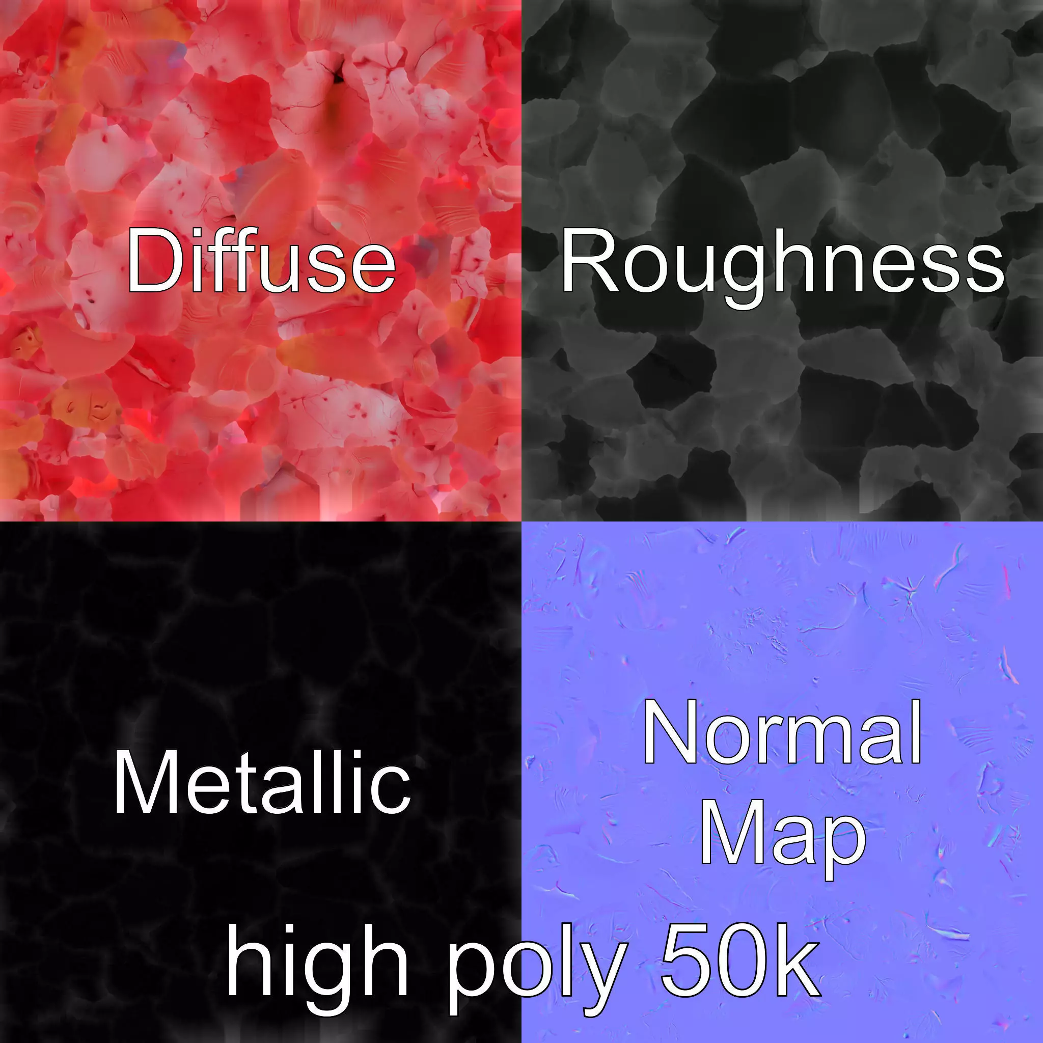 Realistic Human Heart 3D model pack Low-poly 3D model_0