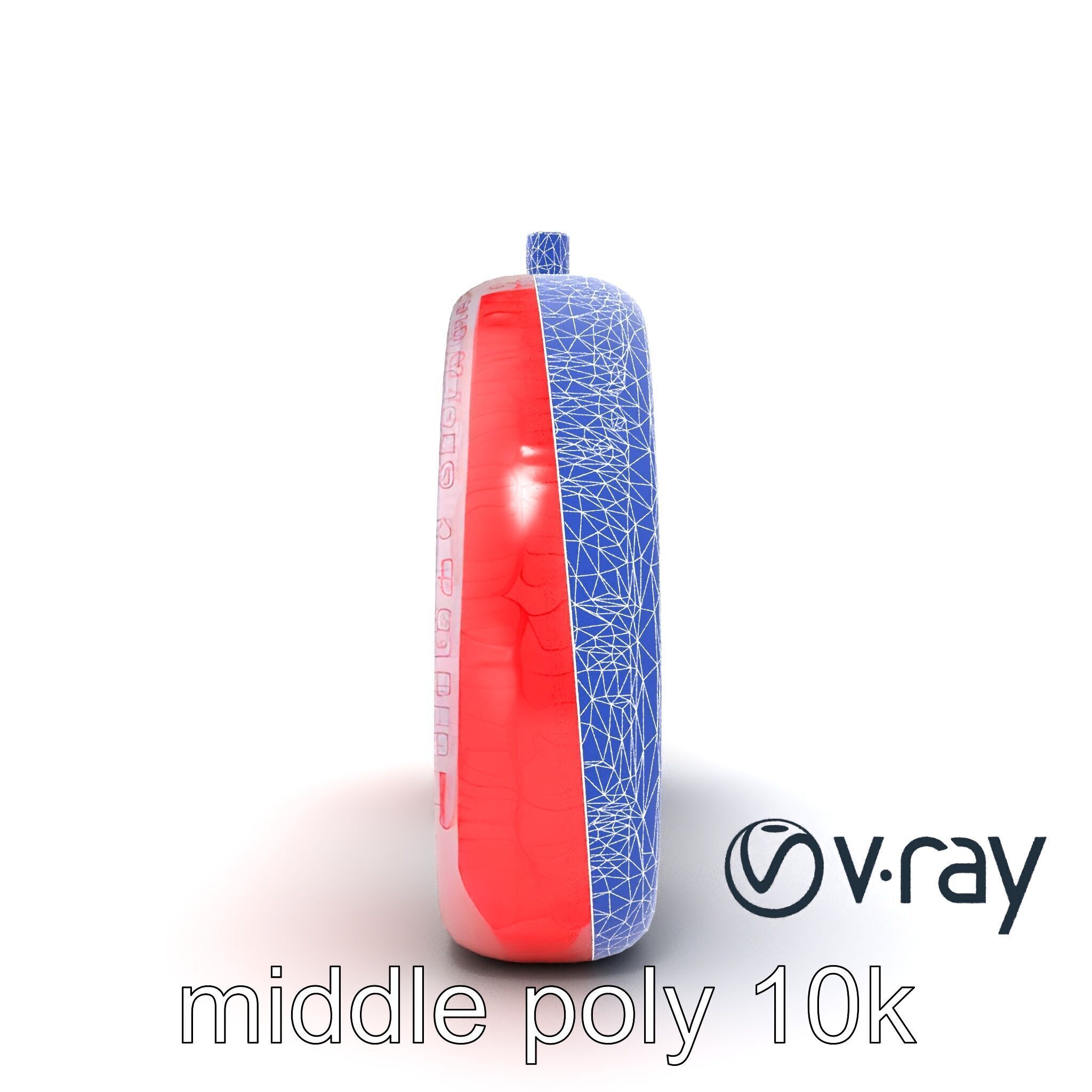 Futuristic Sci-Fi Lungs with Glowing Bronchi model pack Low-poly 3D model_21