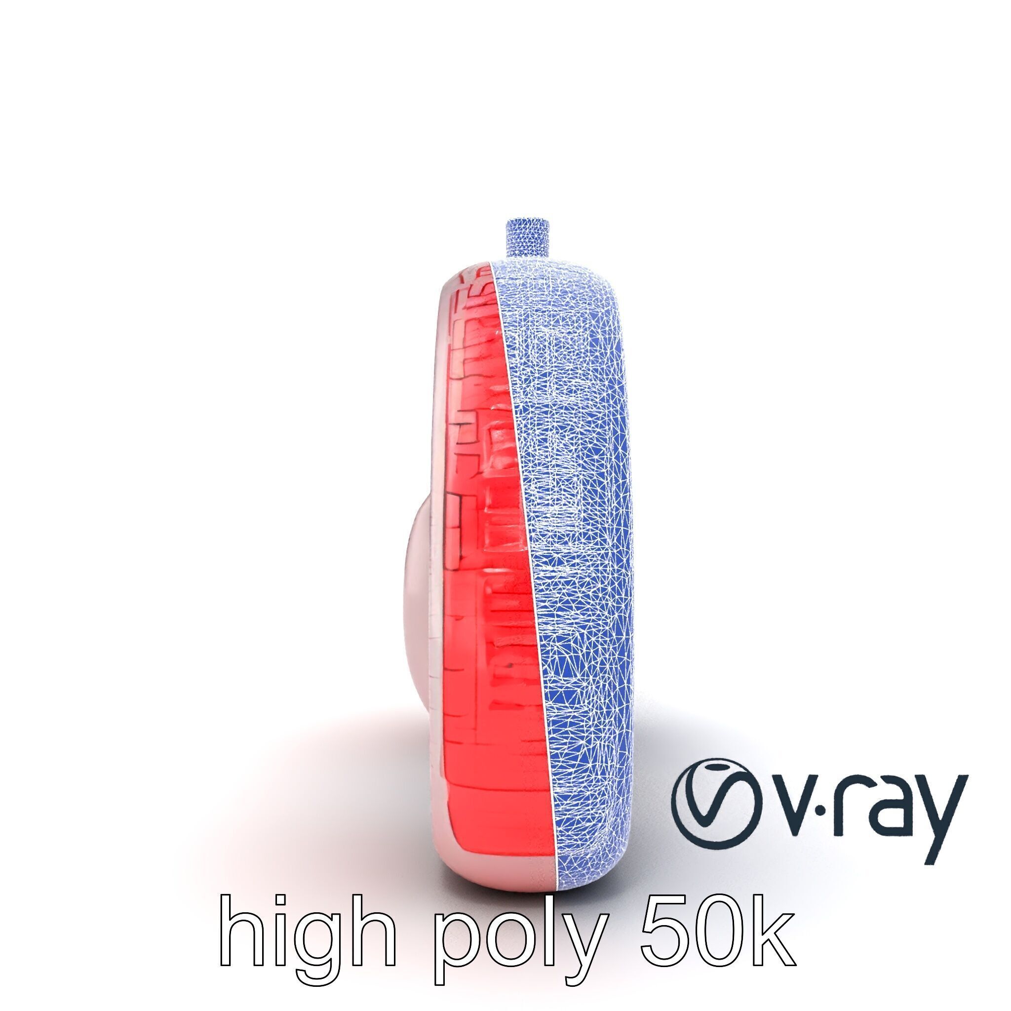 Futuristic Sci-Fi Lungs with Glowing Bronchi model pack Low-poly 3D model_25