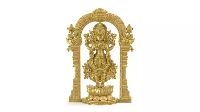 Lakshmi-Mata 3D-Print-Model No4 3D print model