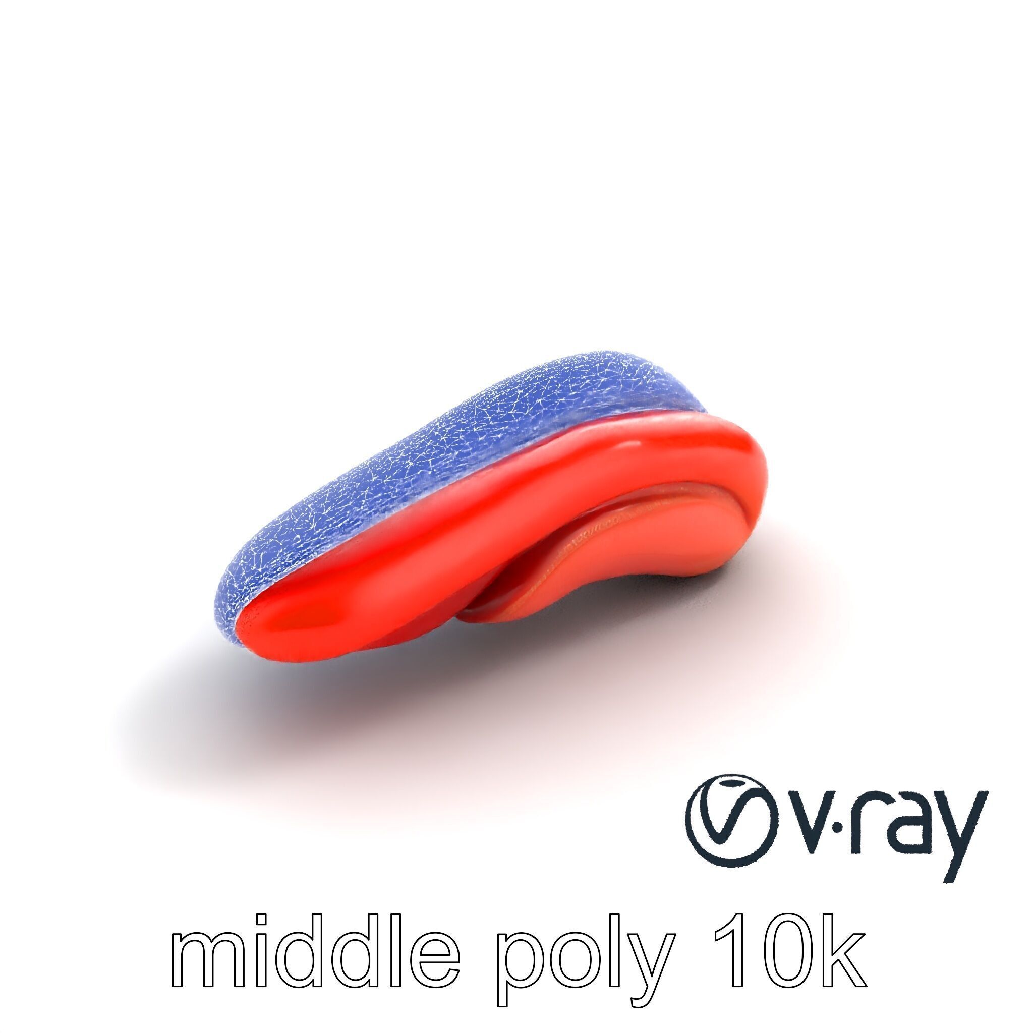 Anatomical Tongue 3D model pack with realistic texture Low-poly 3D model_24