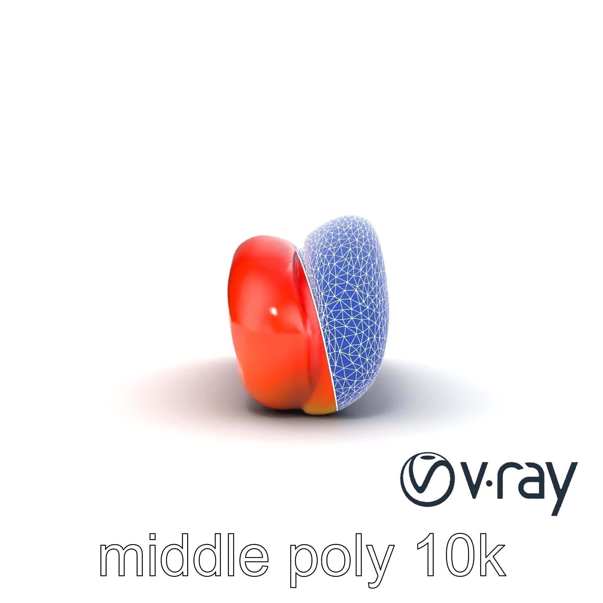 Anatomical Tongue 3D model pack with realistic texture Low-poly 3D model_27