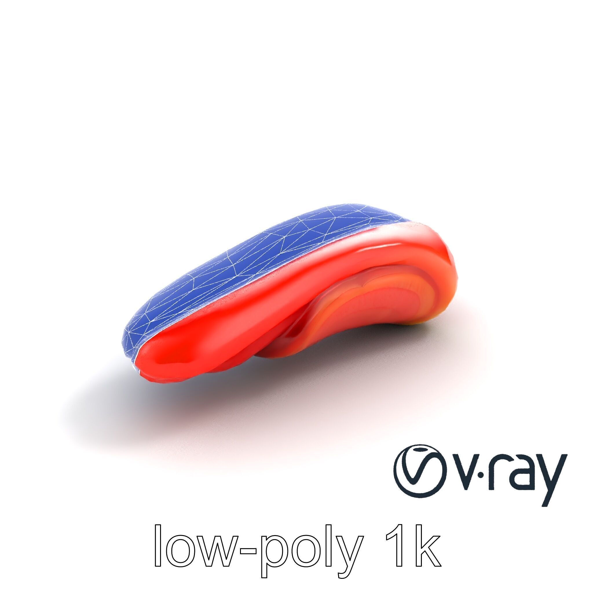 Anatomical Tongue 3D model pack with realistic texture Low-poly 3D model_28