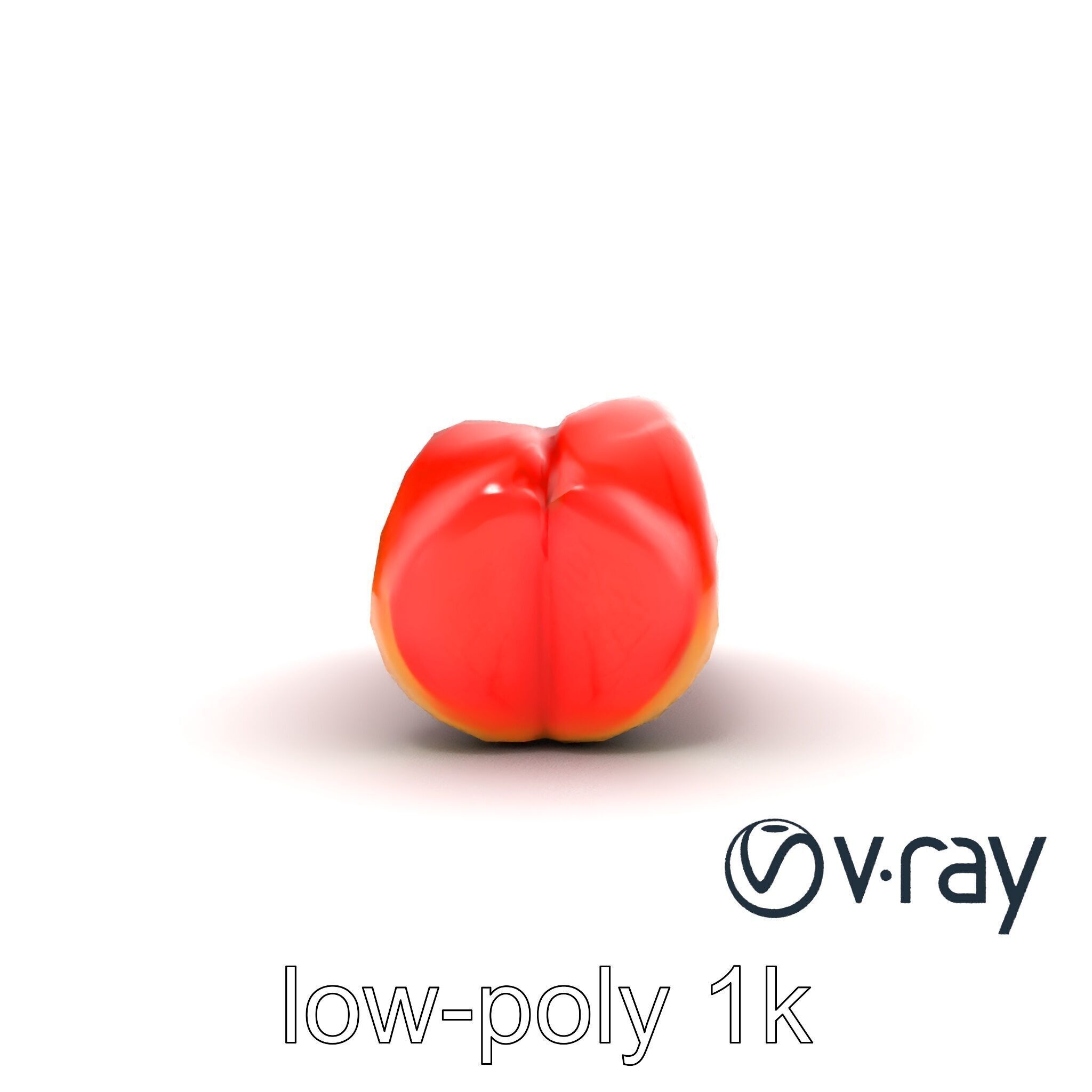 Anatomical Tongue 3D model pack with realistic texture Low-poly 3D model_23