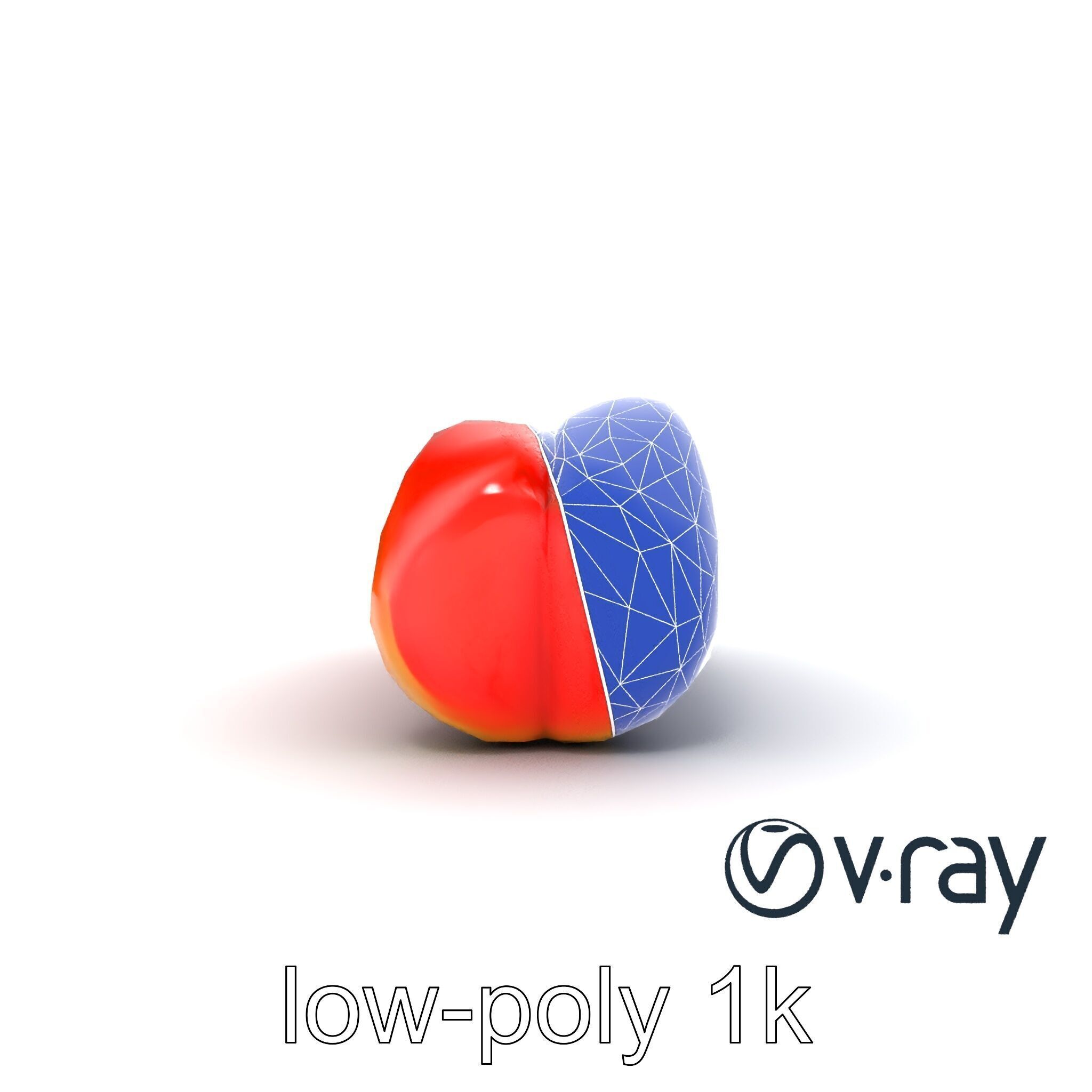 Anatomical Tongue 3D model pack with realistic texture Low-poly 3D model_29