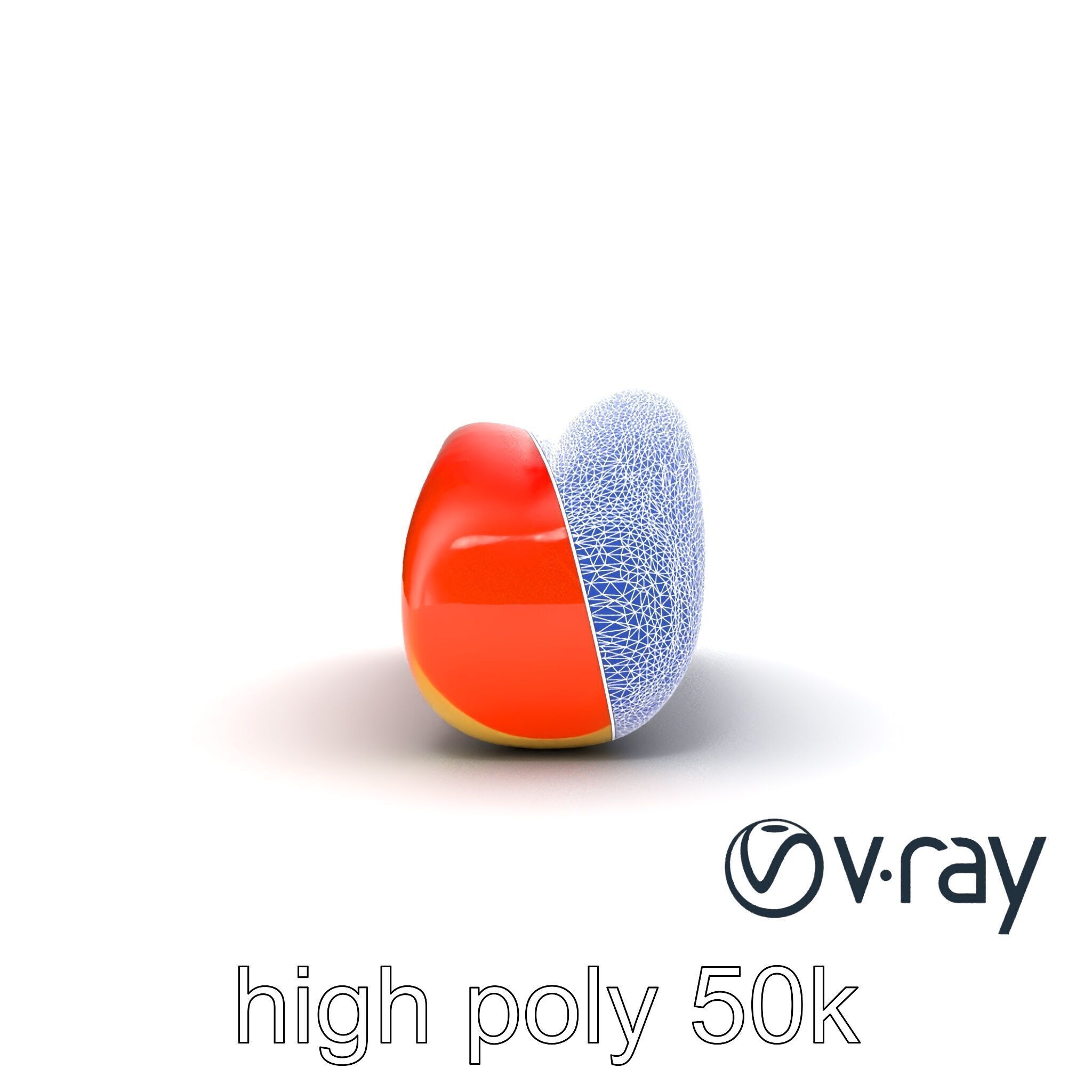 Anatomical Tongue 3D model pack with realistic texture Low-poly 3D model_26