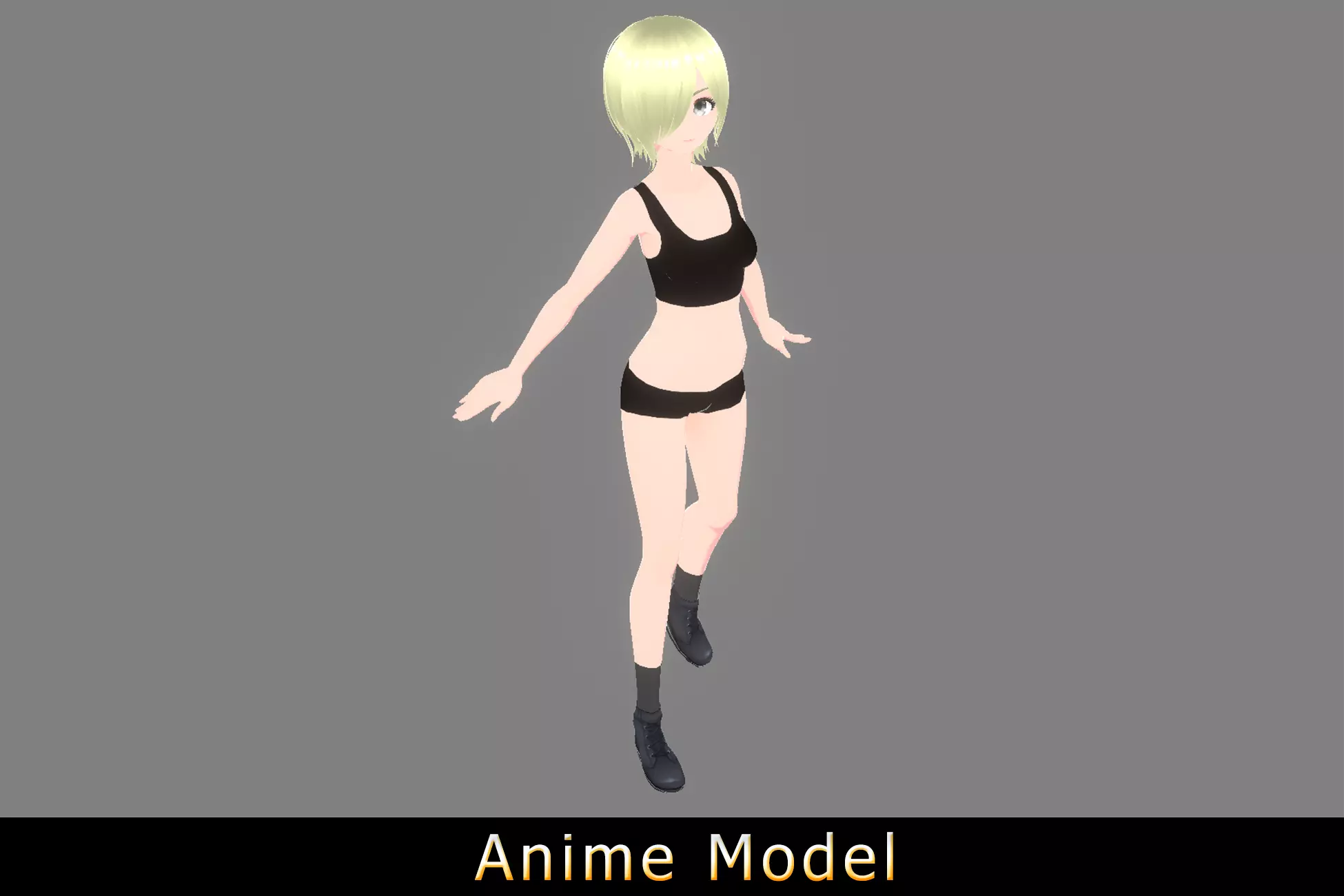 Anime Character - Mia-Sports Bra Free 3D model