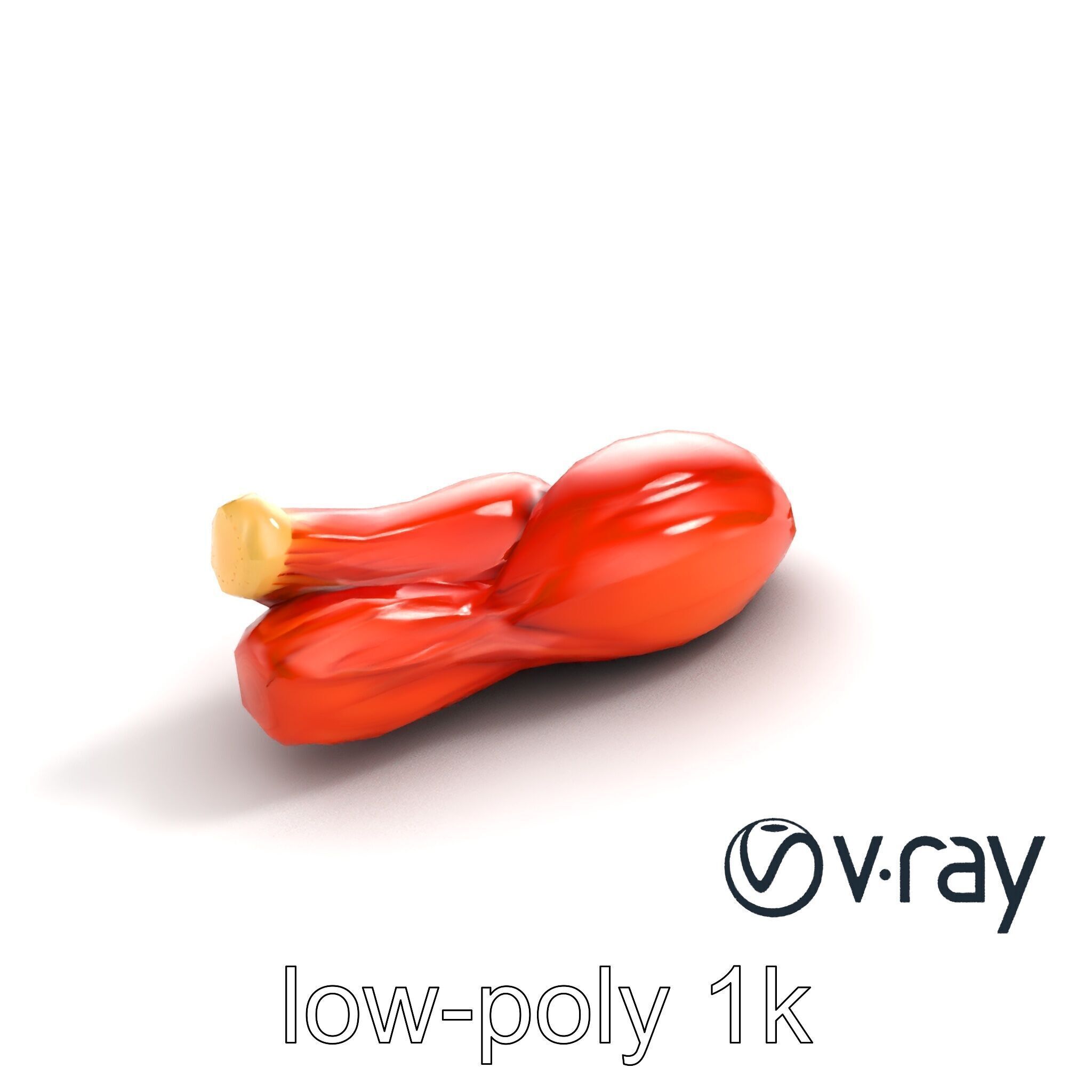 Anatomical Muscle Fiber Structure model pack Low-poly 3D model_7