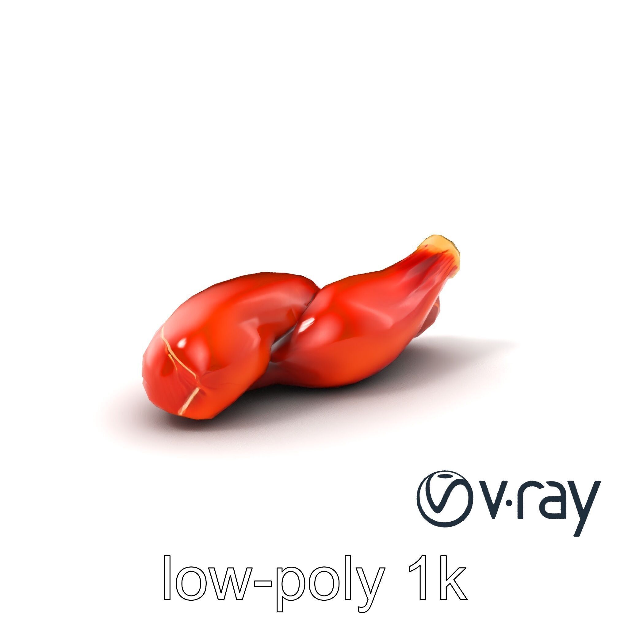 Anatomical Muscle Fiber Structure model pack Low-poly 3D model_2