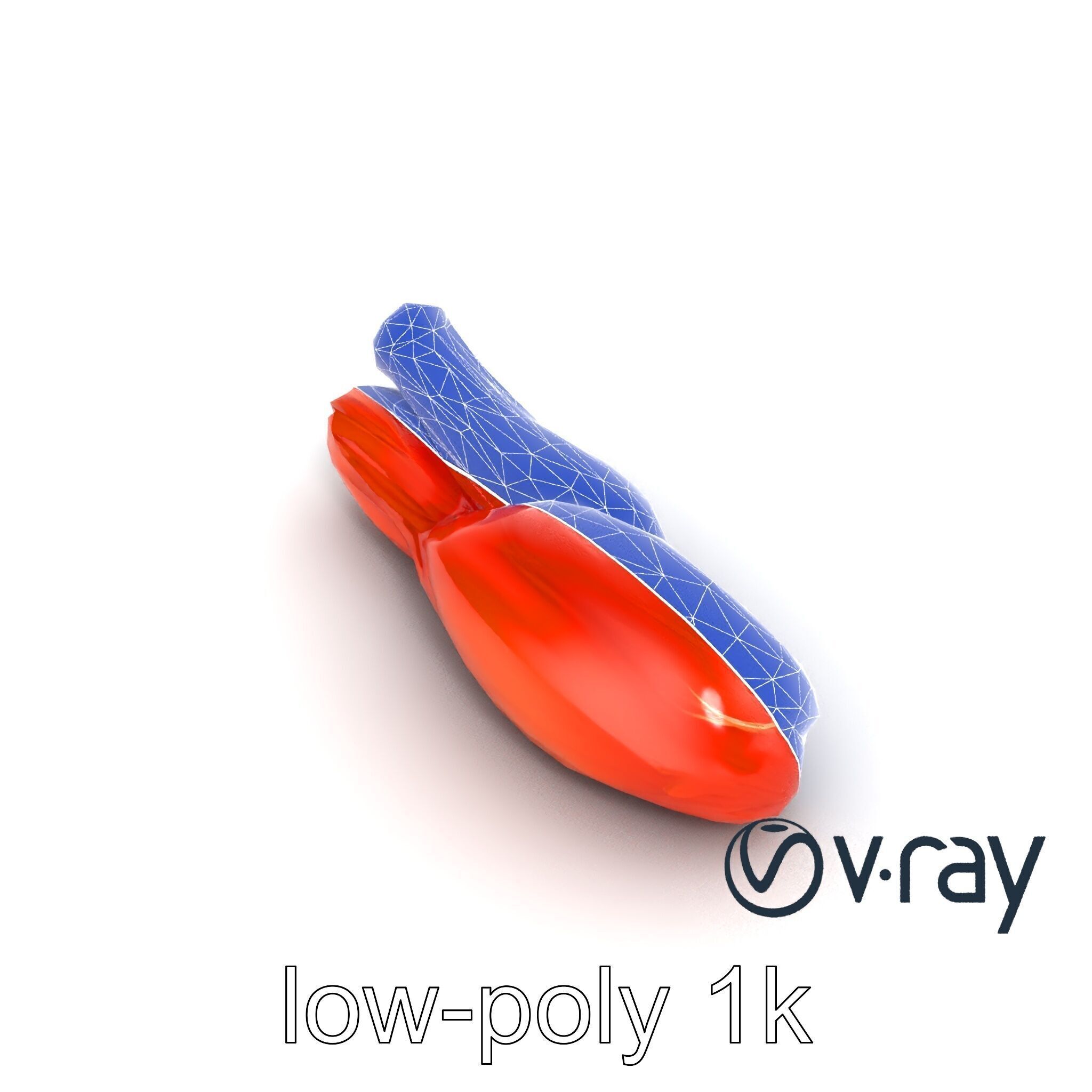 Anatomical Muscle Fiber Structure model pack Low-poly 3D model_17