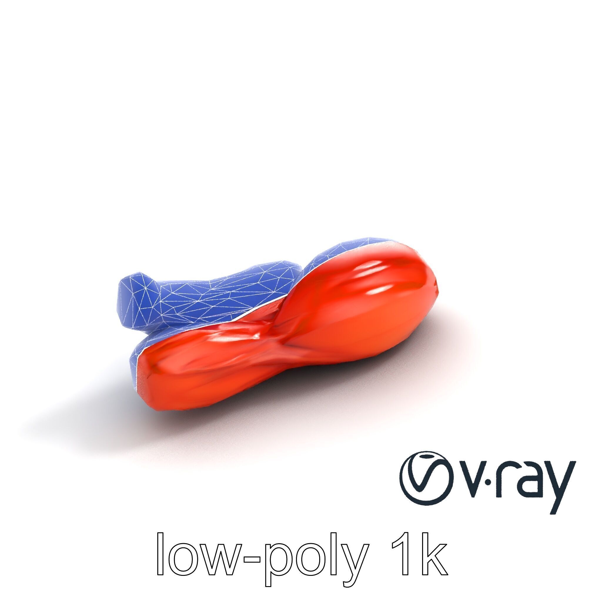Anatomical Muscle Fiber Structure model pack Low-poly 3D model_26