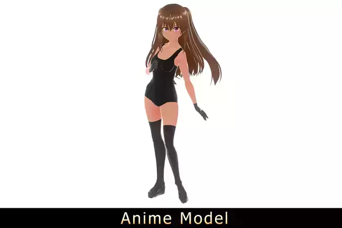 Anime Character - Yukikaze 3D model