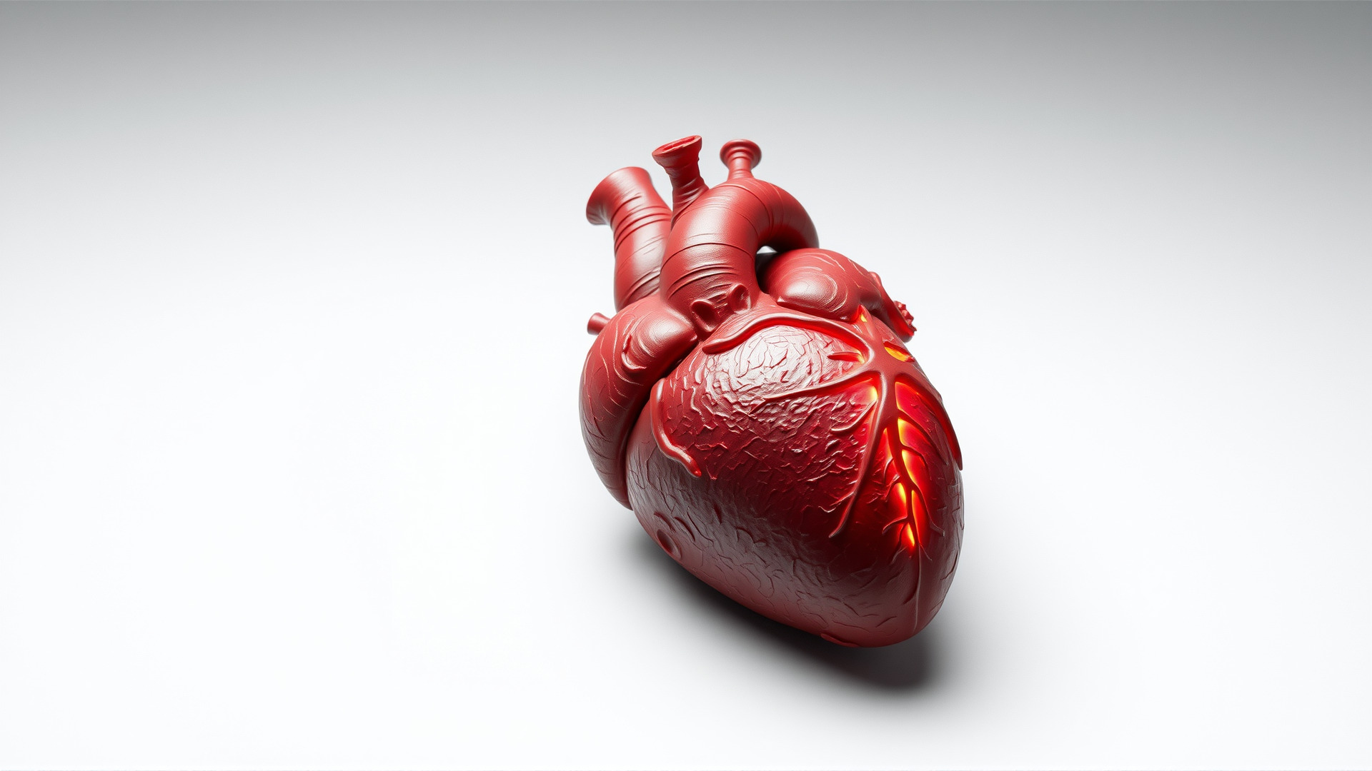 Stylized Glowing Heart Artistic model pack Low-poly 3D model_4