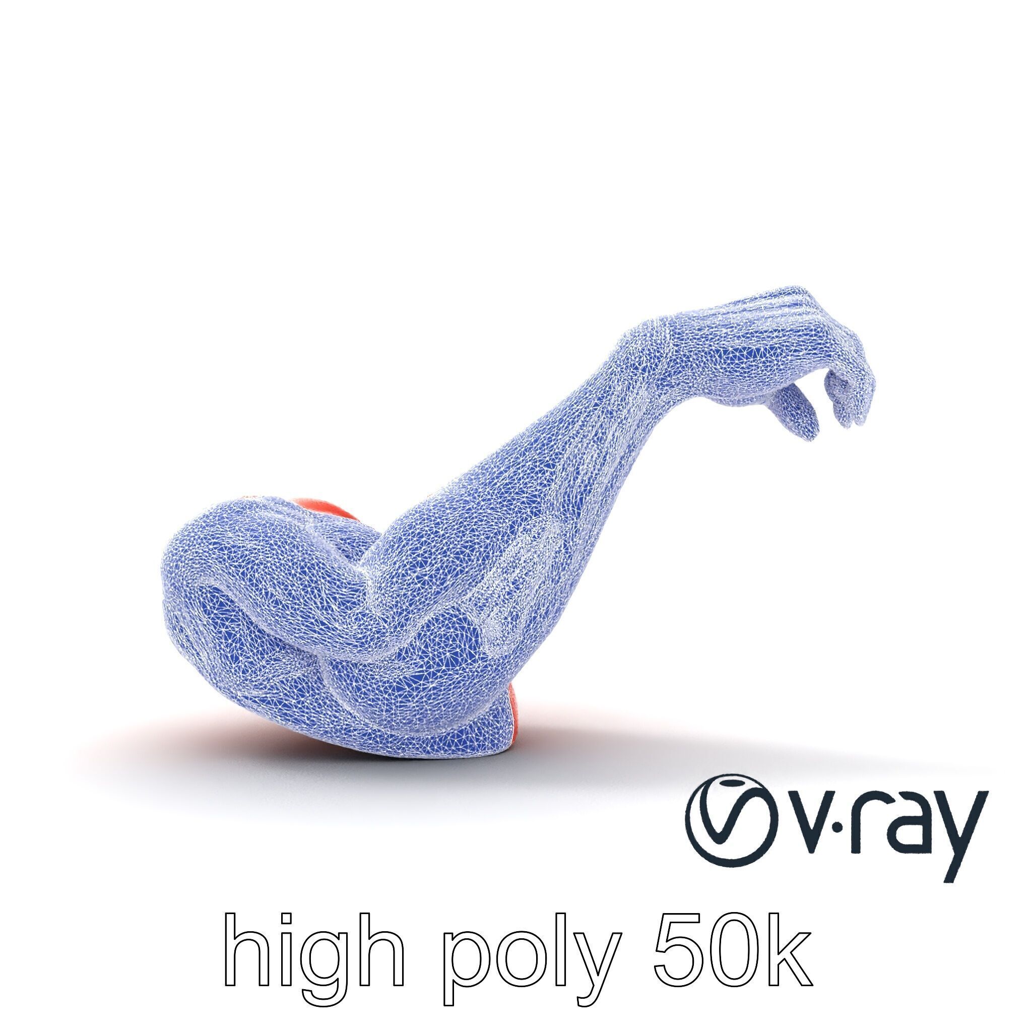 Surreal Muscle Fiber Dynamic Pose model pack Low-poly 3D model_21