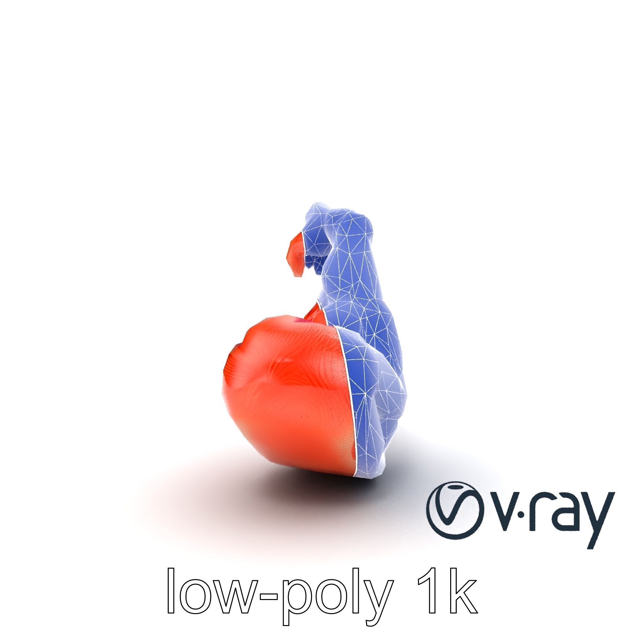 Surreal Muscle Fiber Dynamic Pose model pack Low-poly 3D model_20