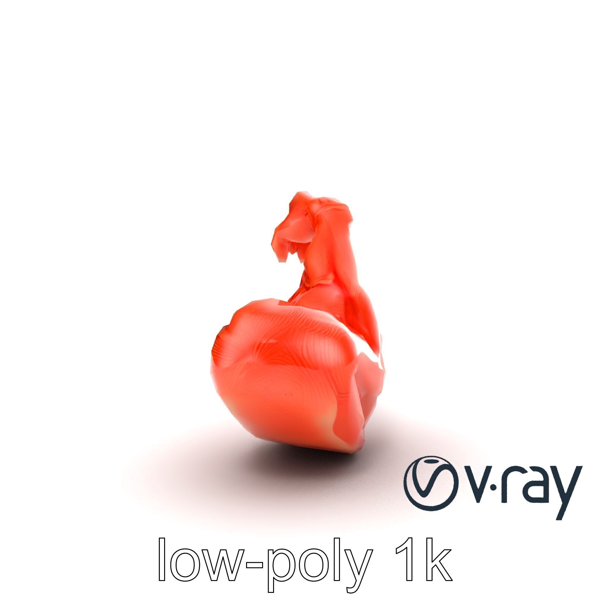 Surreal Muscle Fiber Dynamic Pose model pack Low-poly 3D model_12