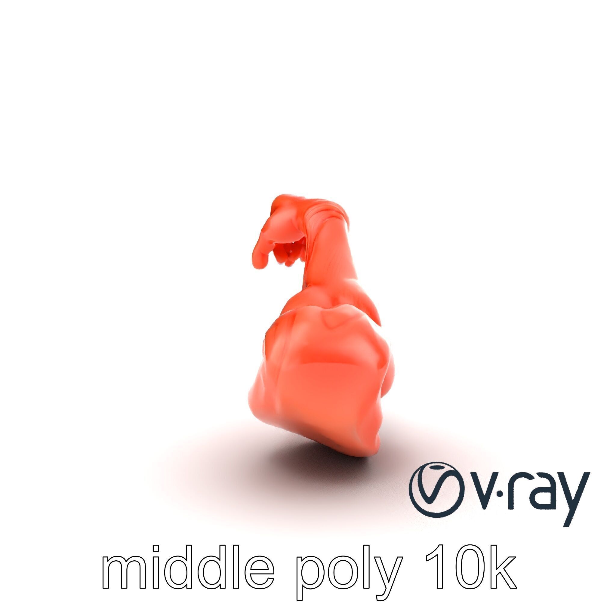 Surreal Muscle Fiber Dynamic Pose model pack Low-poly 3D model_14
