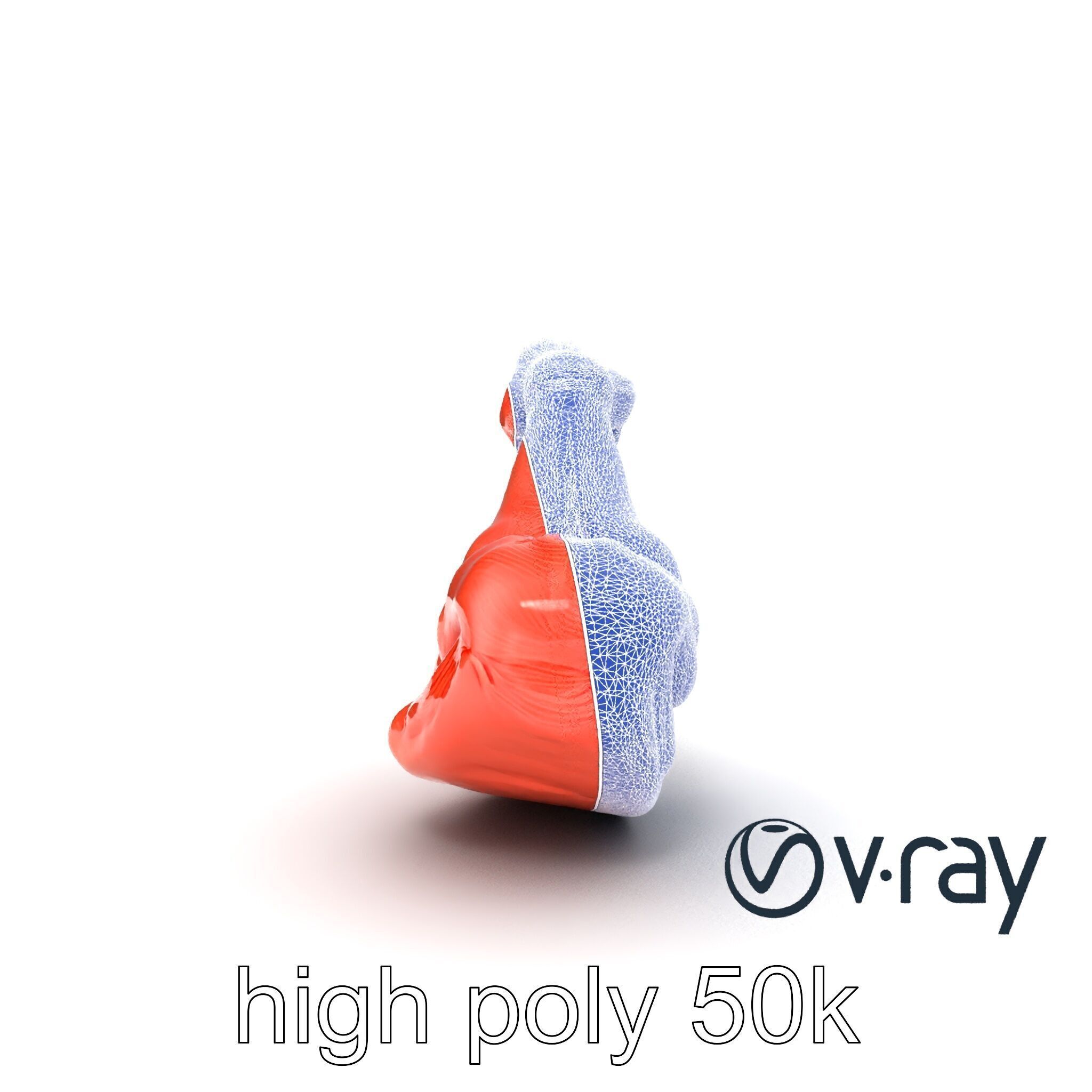 Surreal Muscle Fiber Dynamic Pose model pack Low-poly 3D model_24